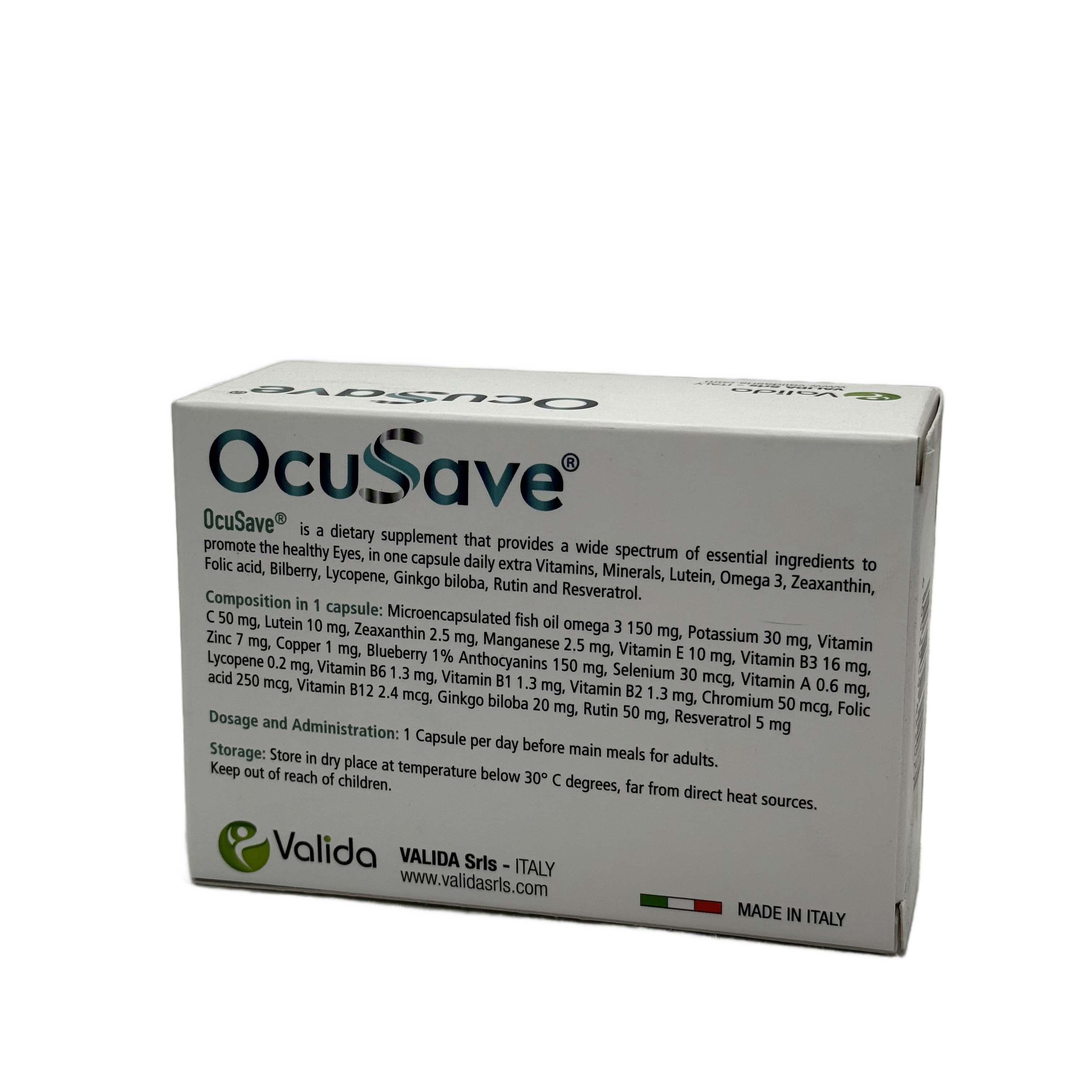 Ocusave 60 Capsules - أوكوسيف 60 كبسولة