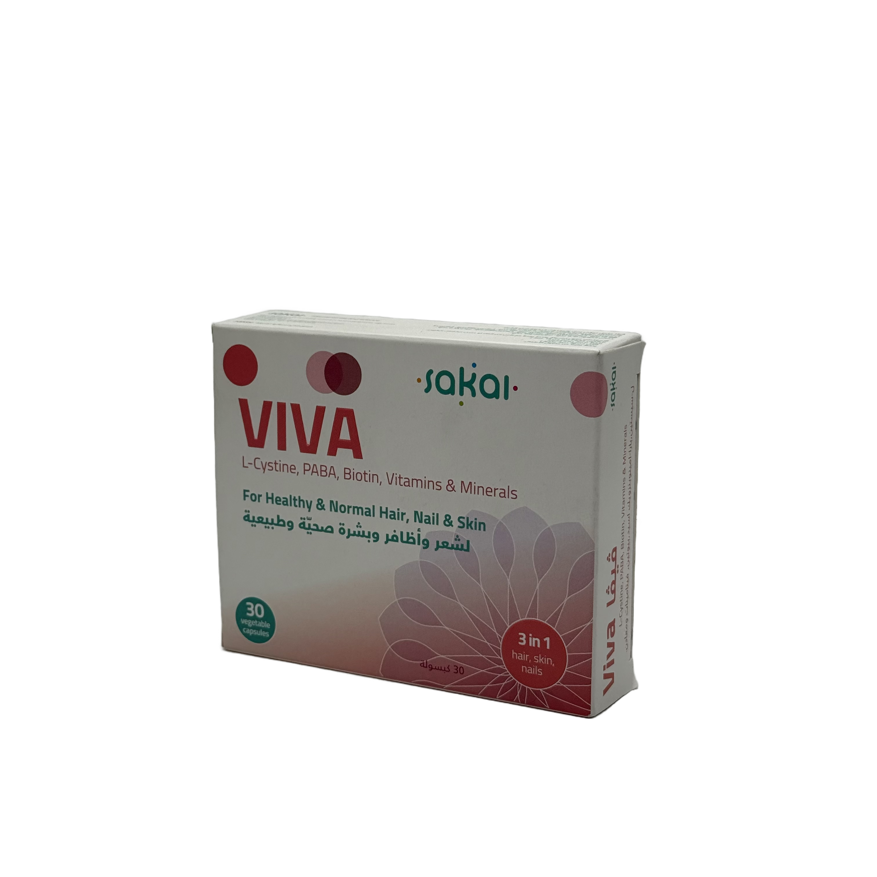 Viva Hair Skin & Nails 30 Tablets - فيفا هير سكين اند نيلز 30 قرص