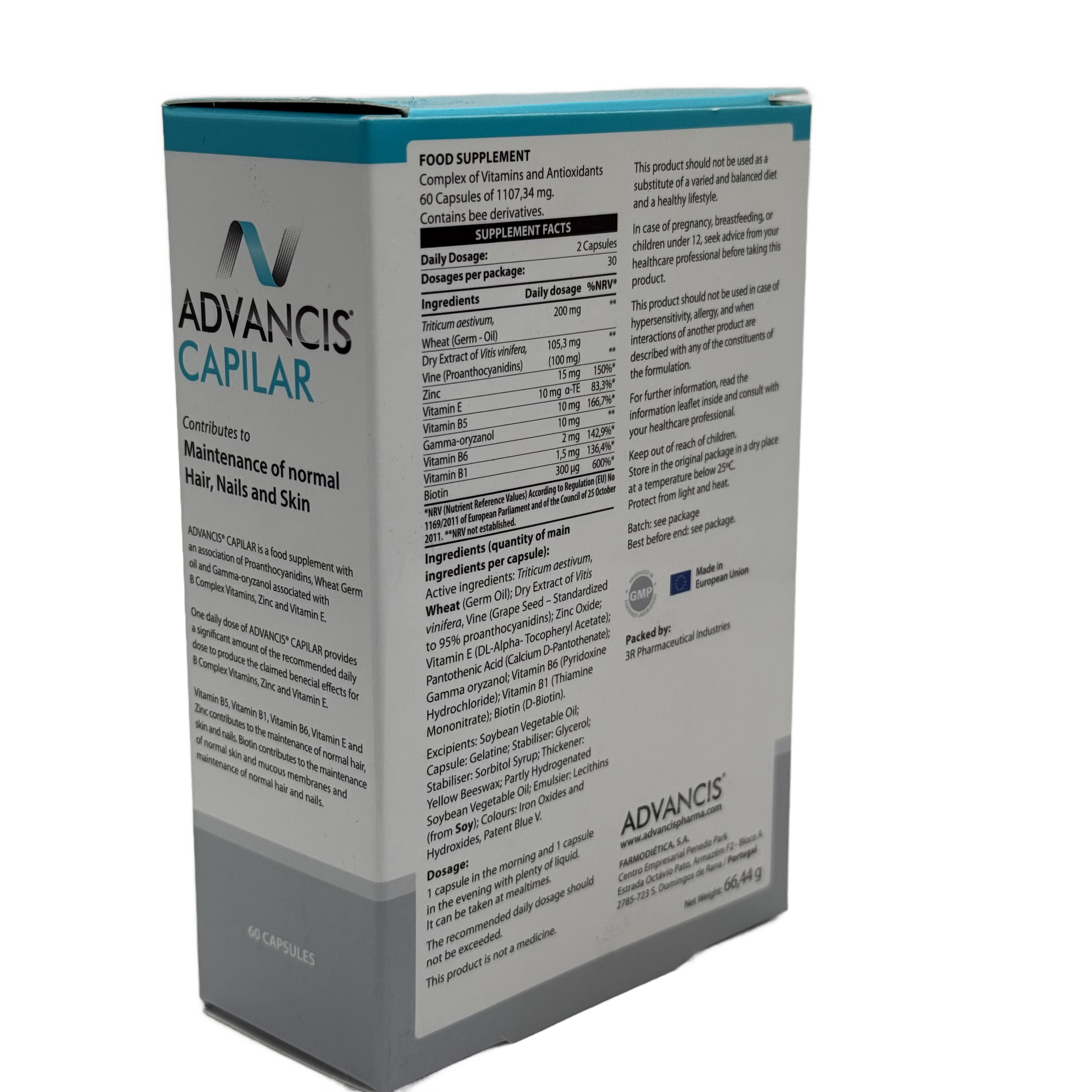 Advancis Capilar 60 Capsules - أدفانسيس كابيلار 60 كبسولة