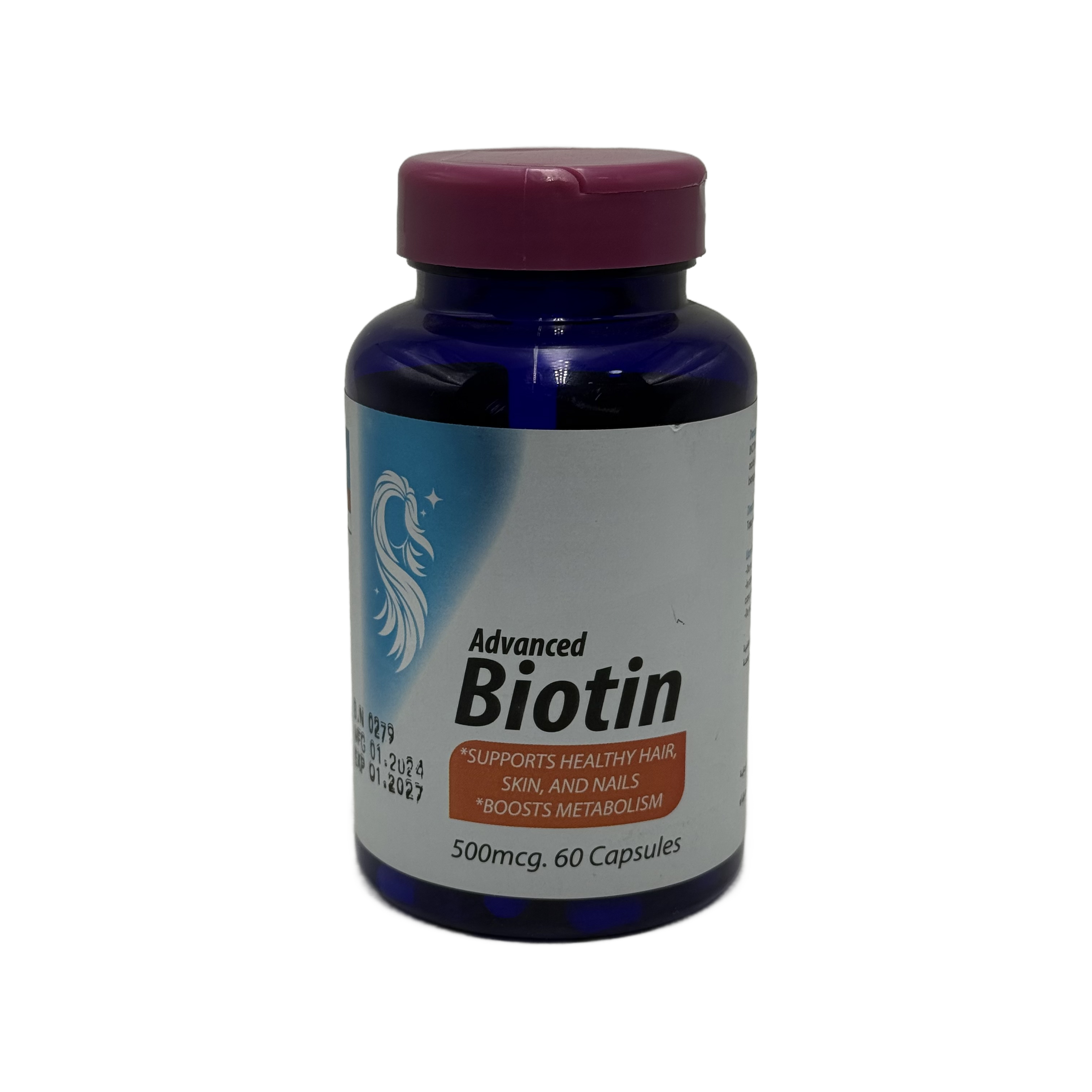 Advanced Biotin 500mcg 60 Capsules - أدفانسد بيوتين 500 مكغ 60 كبسولة