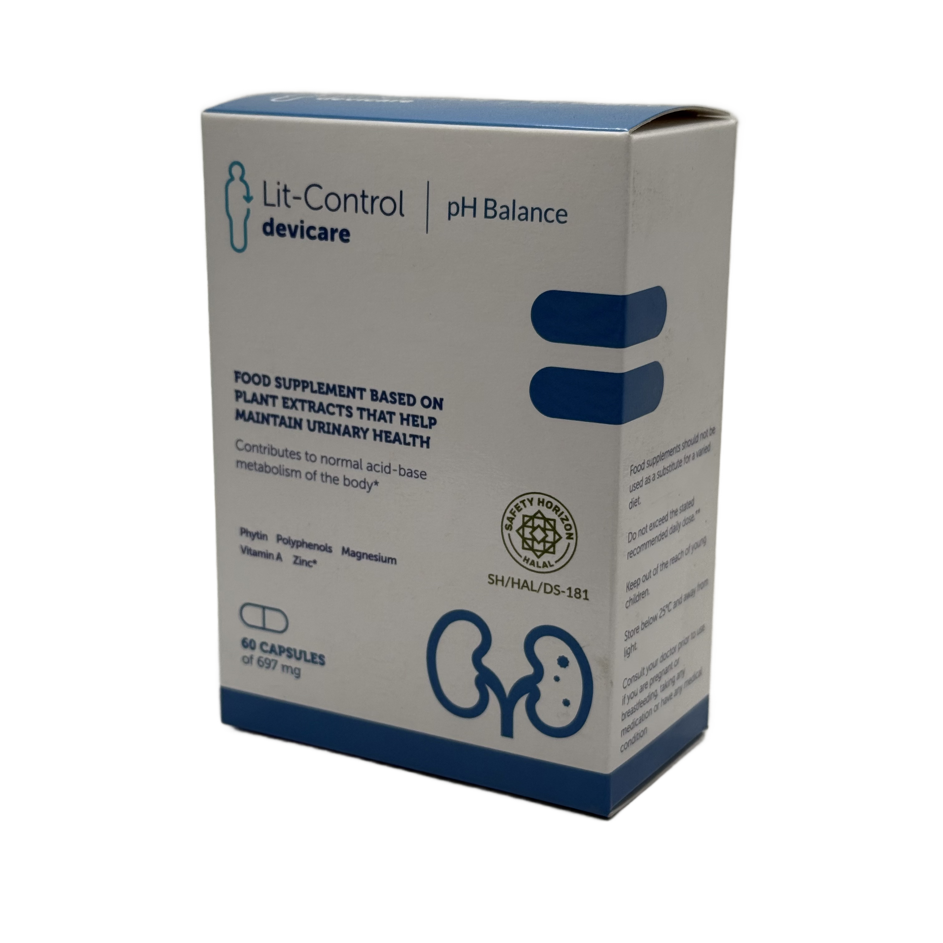 Lit-Control PH Balance 60 Capsules - ليت كنترول توازن الحموضة 60 كبسولة