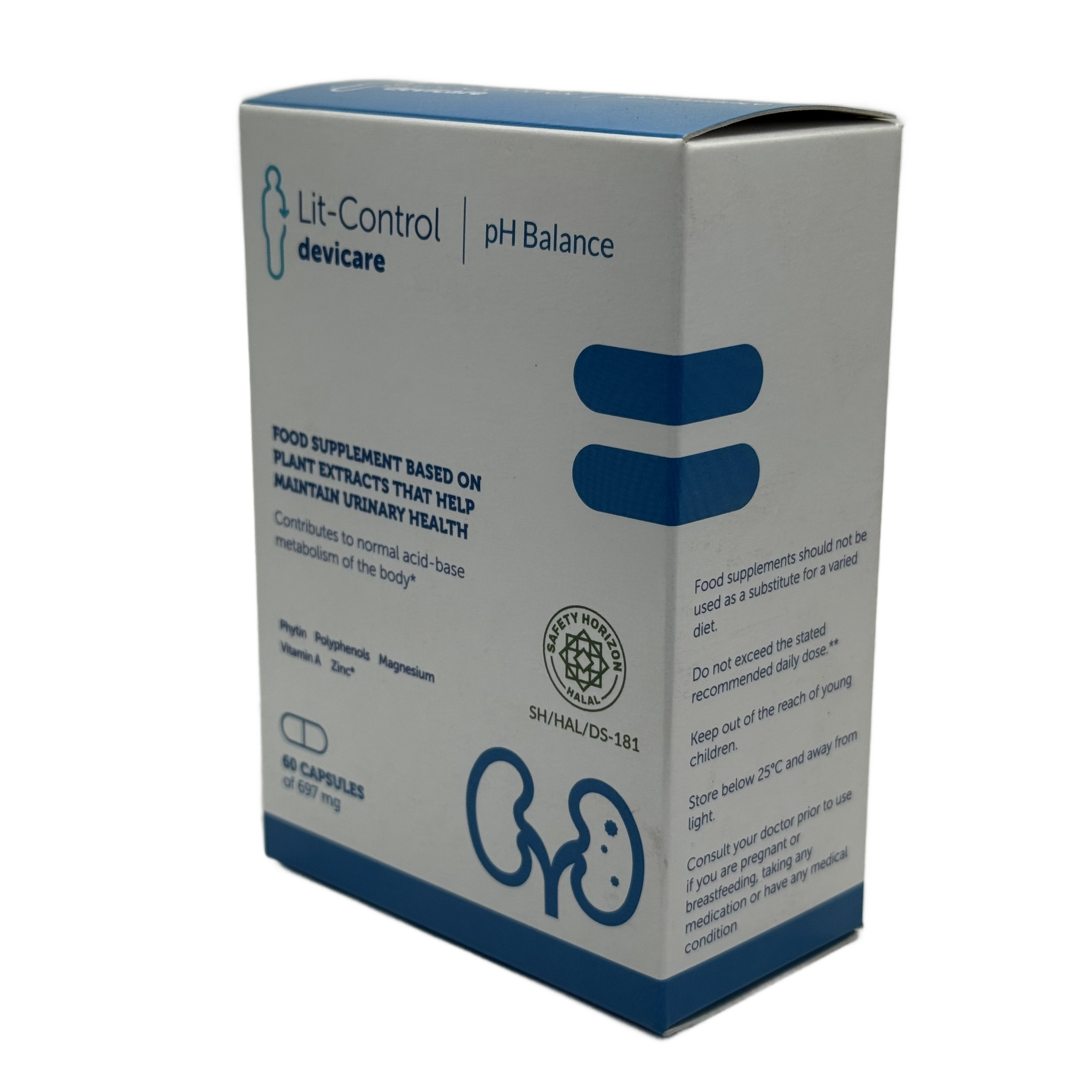Lit-Control PH Balance 60 Capsules - ليت كنترول توازن الحموضة 60 كبسولة