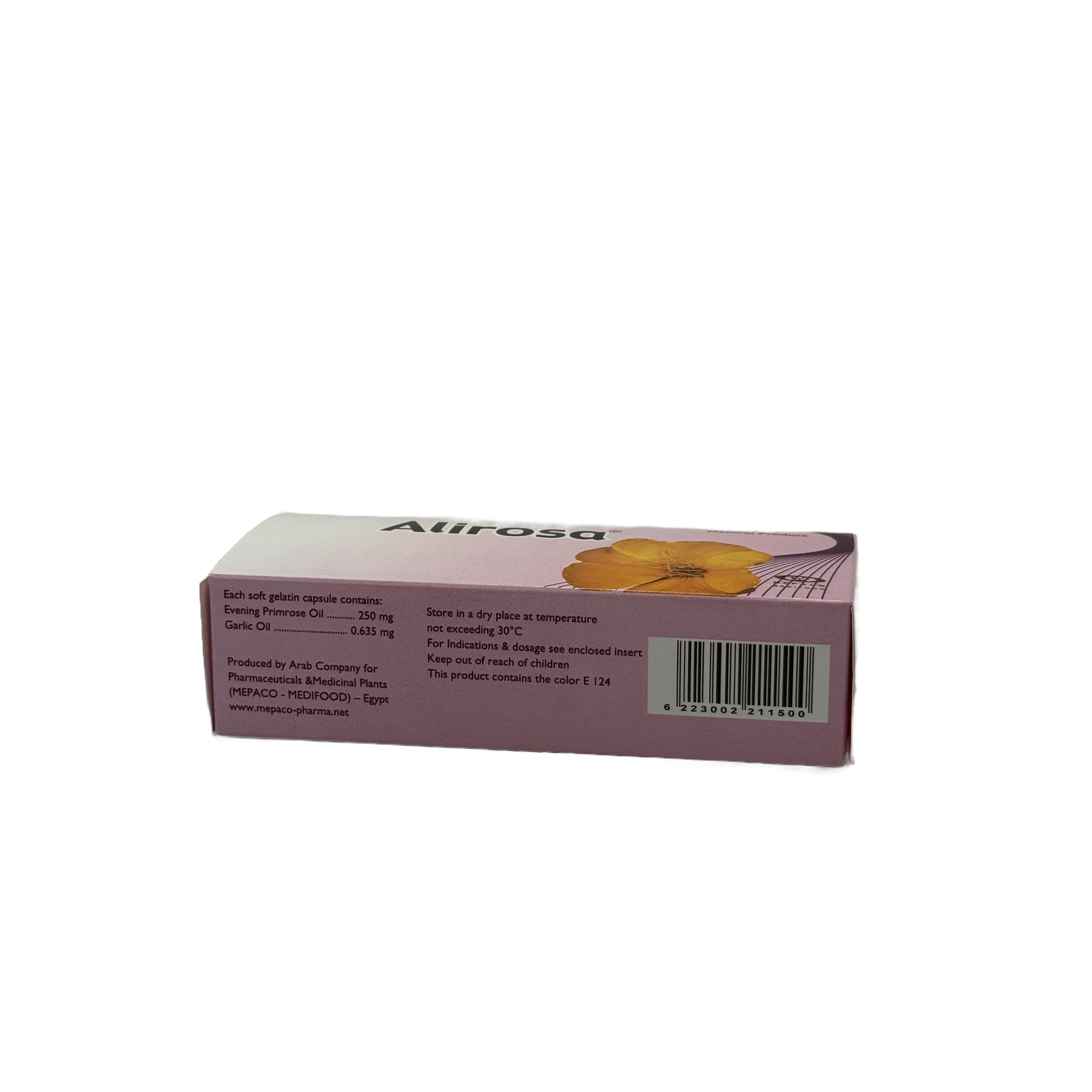 Alirosa 30 Capsules - أليروزا 30 كبسولة