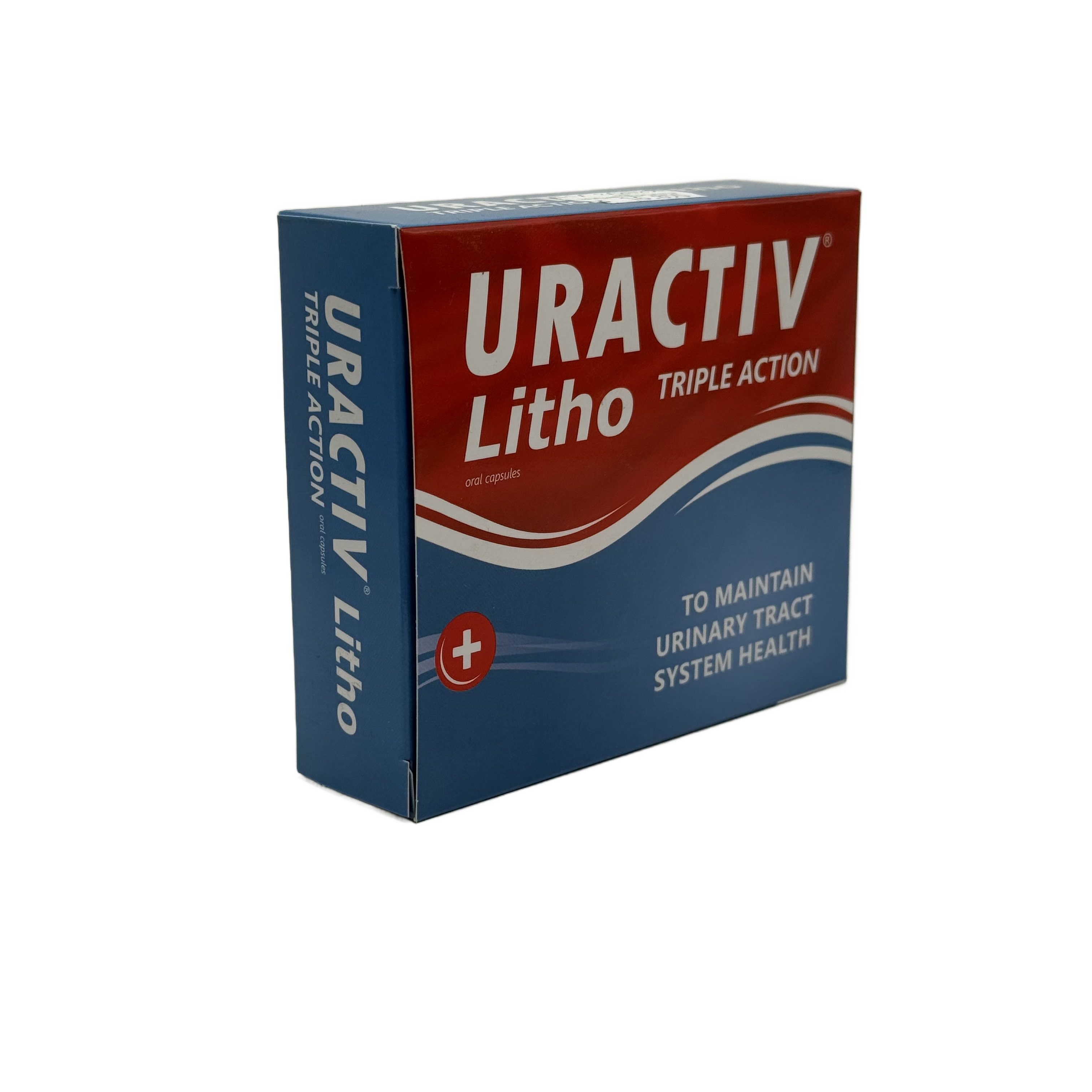 Uractiv Litho Triple Action 30 Capsules - يوراكتيف ليثو ثلاثي المفعول 30 كبسولة