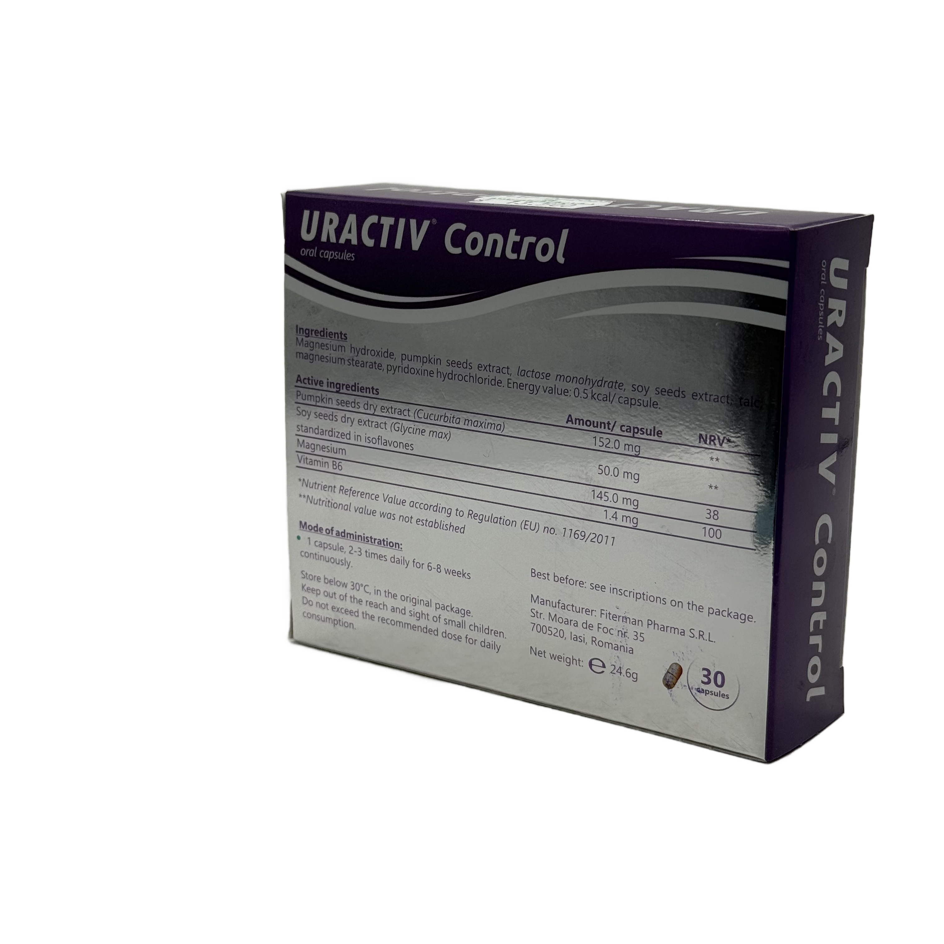 Uractiv Control 30 Capsules - يوراكتف كنترول 30 كبسولة