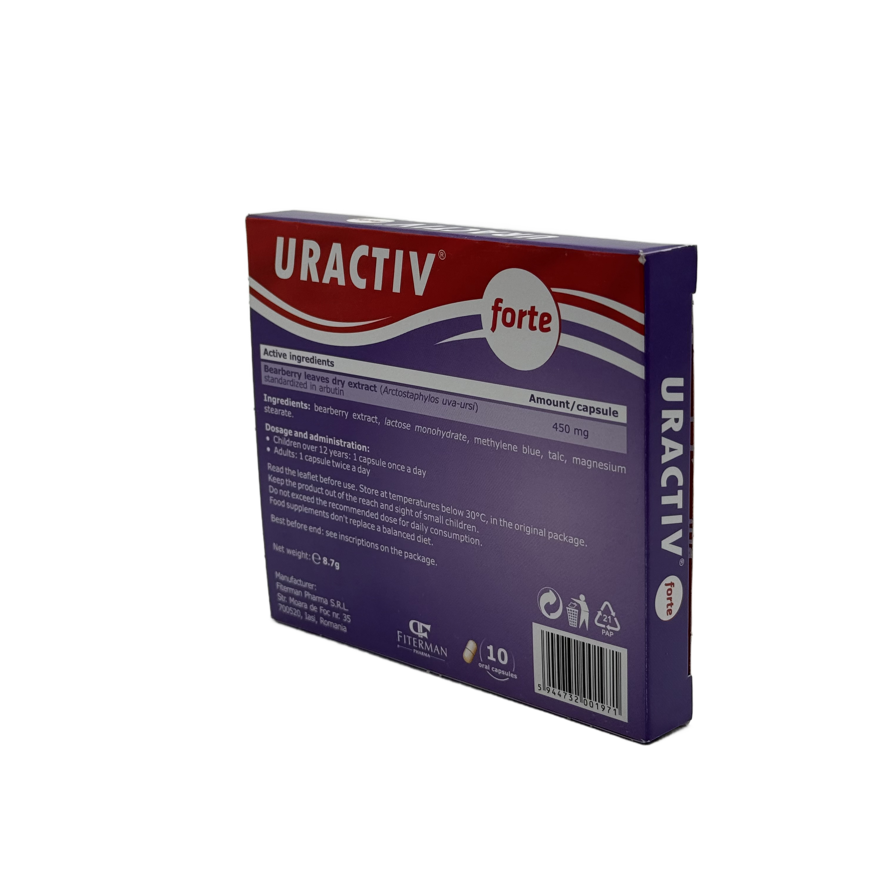 Uractiv Forte 10 Capsules - يوراكتف فورت 10 كبسولات