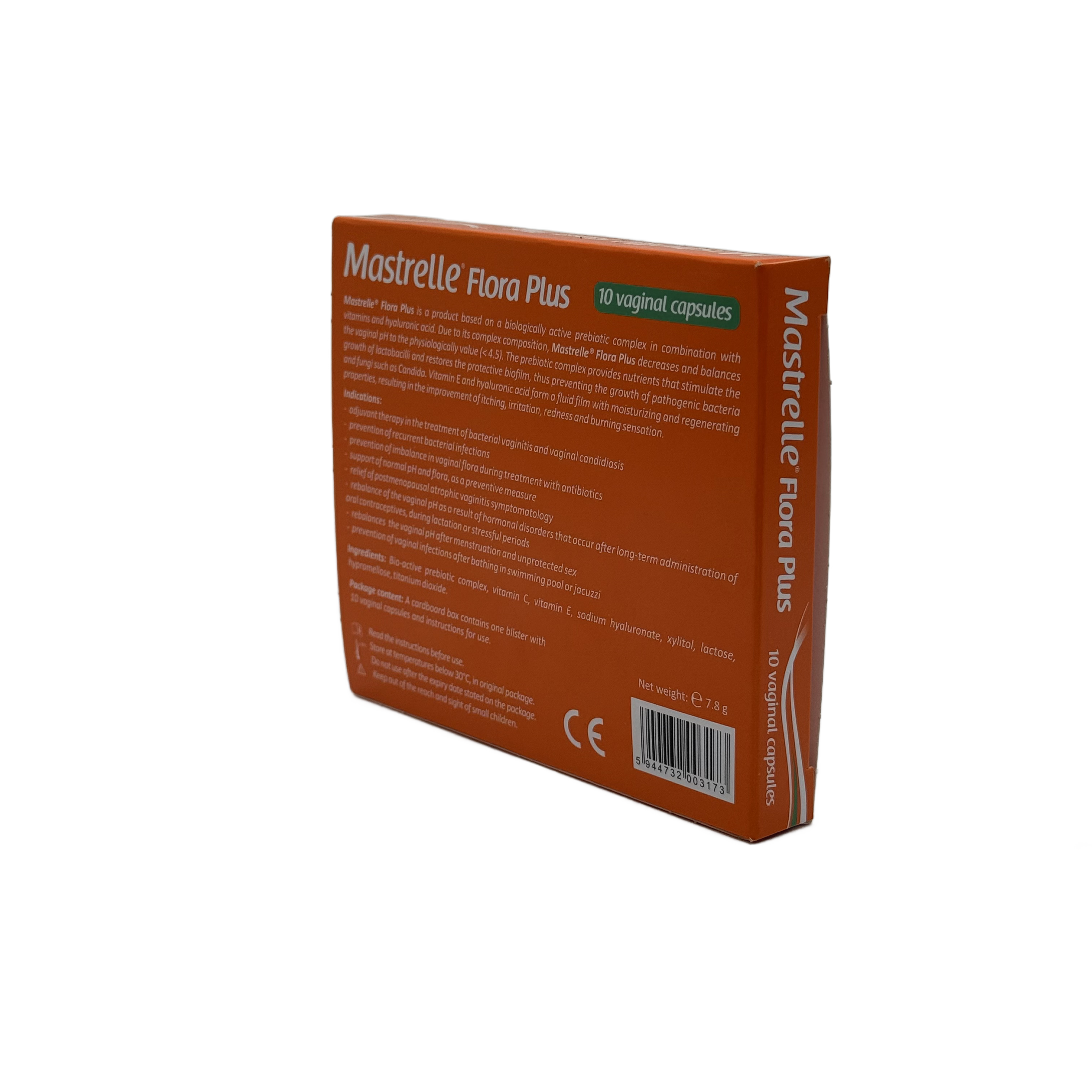 Mastrelle Flora Plus Vaginal Capsules 10 Capsules - ماستريلي فلورا بلس كبسولات مهبلية 10 كبسولات