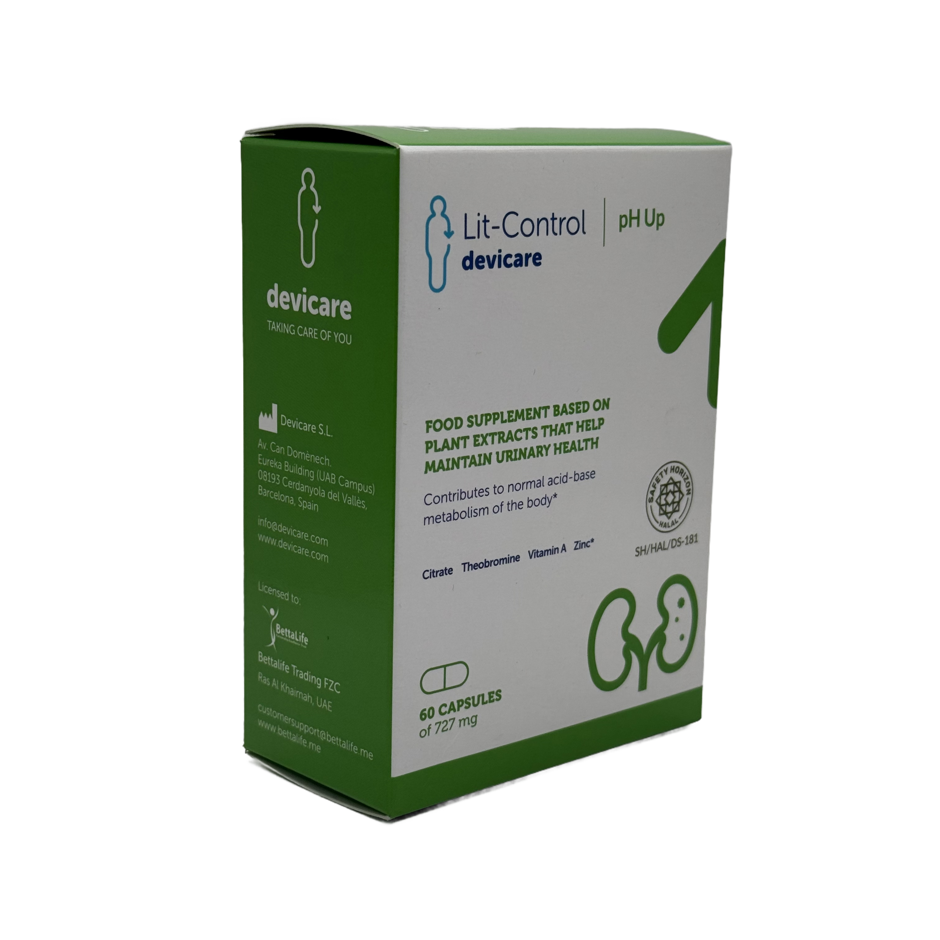 Lit-Control pH Up 60 Capsules - ليت كنترول بي اتش أب 60 كبسولة