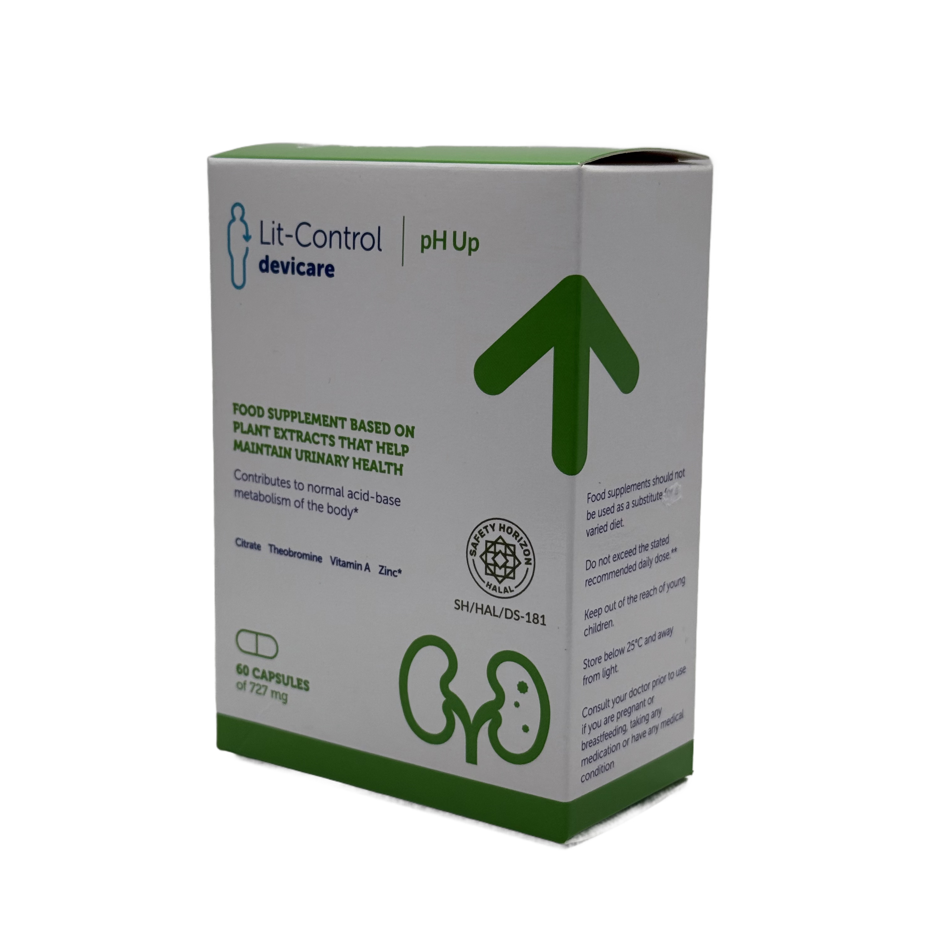 Lit-Control pH Up 60 Capsules - ليت كنترول بي اتش أب 60 كبسولة