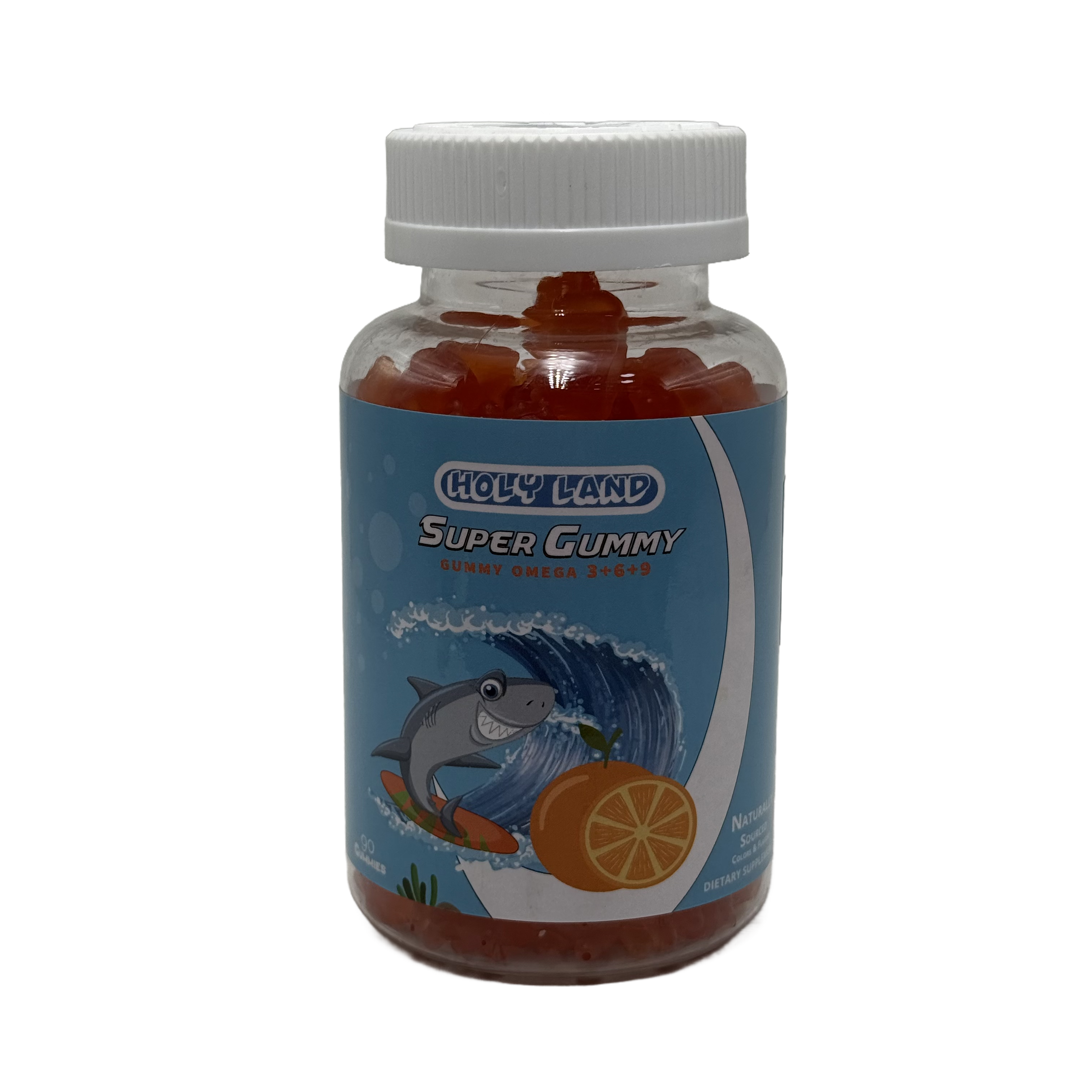 HOLY LAND Super Gummy Omega 3-6-9 + DHA 90 Gummies - هولي لاند سوبر جامي أوميغا 3 6 9 مع دي اتش ايه 90 حبة جامي