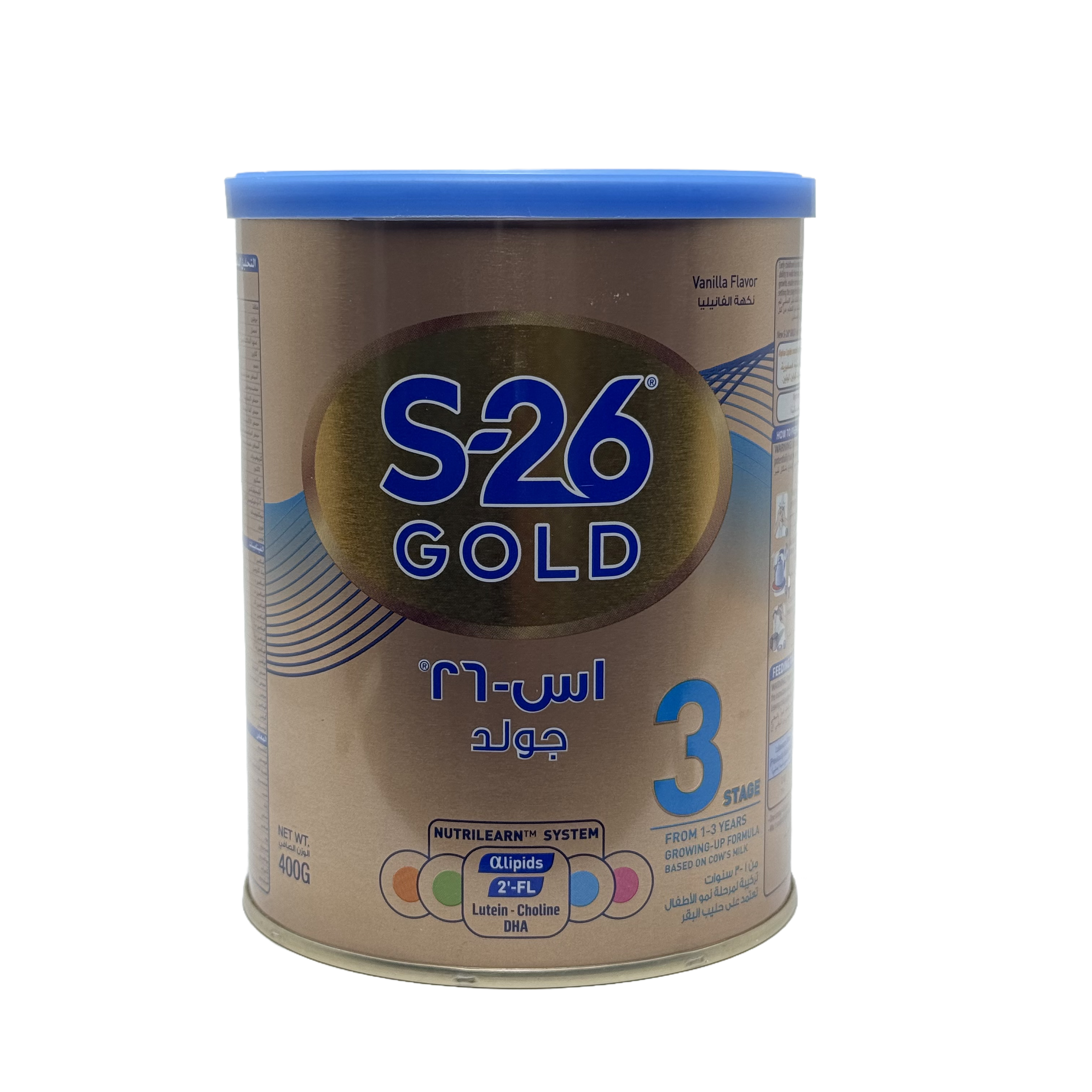 S-26 Gold Stage 3 Growing Up Milk 400 g - اس 26 جولد المرحلة الثالثة حليب نمو 400 غرام