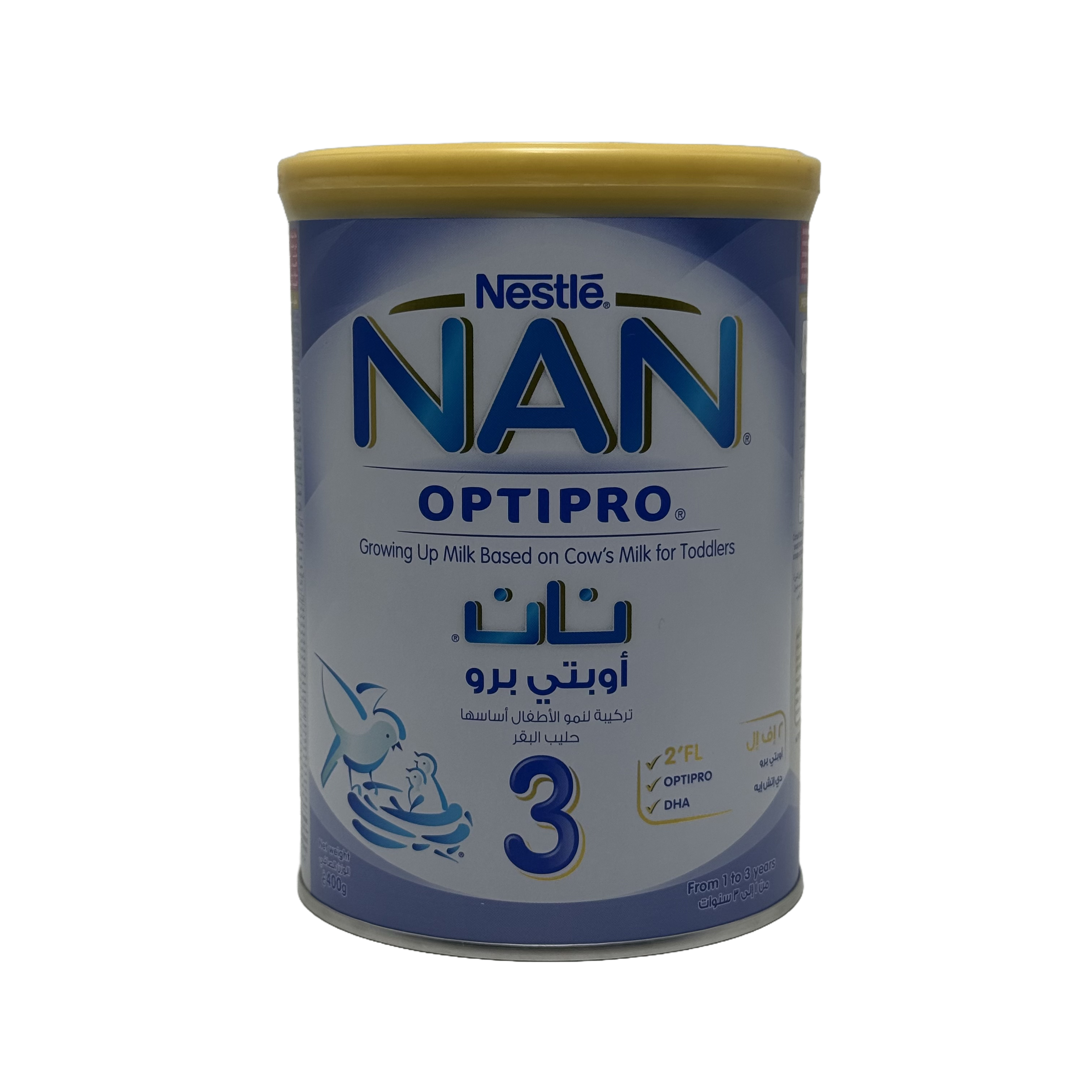 Nestle NAN Optipro Stage 3 400 g - نستله نان أوبتيبرو المرحلة الثالثة 400 غرام