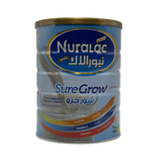 Nuralac Plus Sure Grow Vanilla Milk 900g - نورالاك بلس شور جرو حليب فانيليا 900 غرام