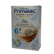 Primalac Cereals Rice & Milk 250g - بريمالاك سيريال الأرز والحليب 250 غرام