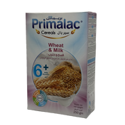 Primalac Cereals Wheat & Milk 250g - بريمالاك سيريال القمح والحليب 250 غرام