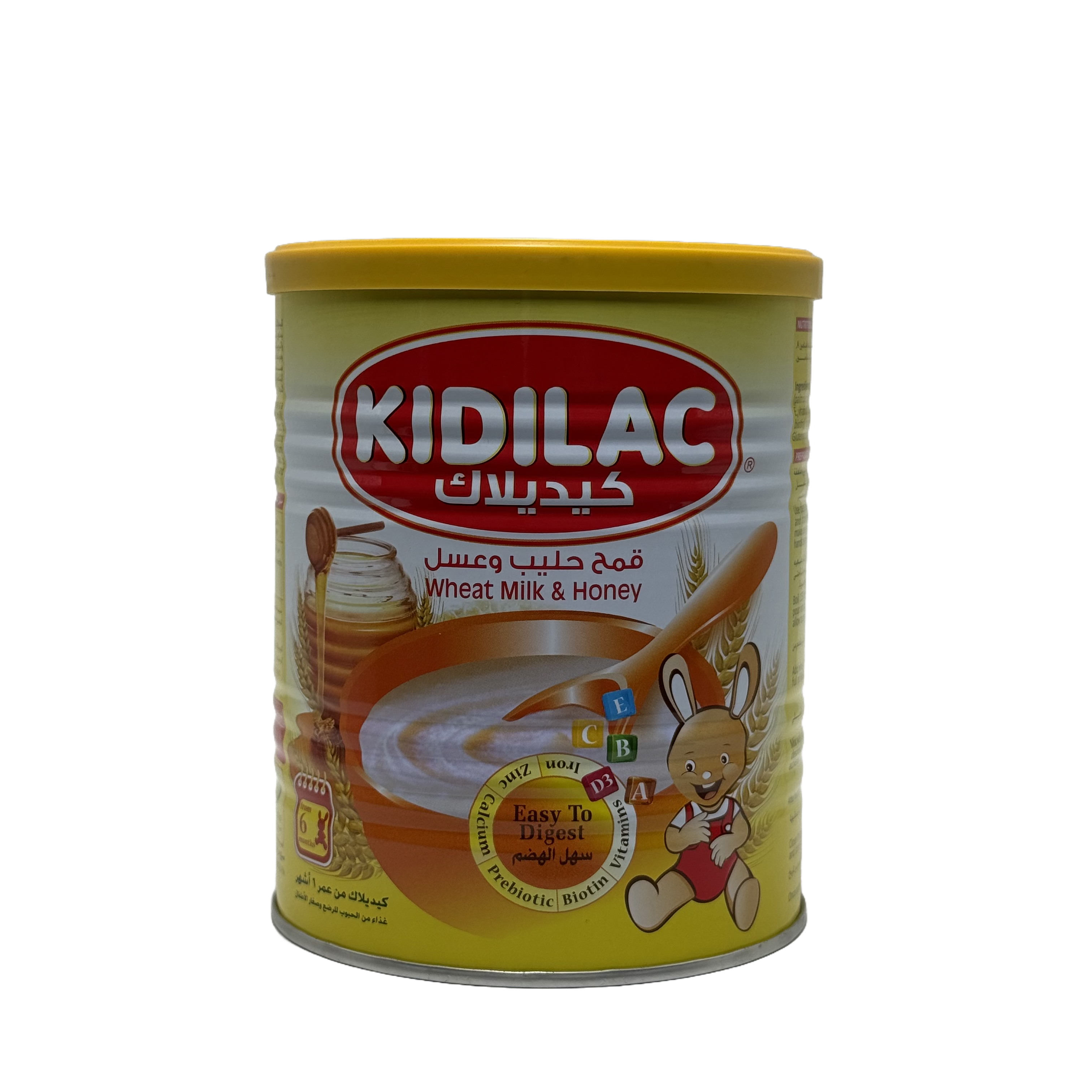 Kidilac Wheat & Honey Cereal 400g - غذاء الأطفال كيديلاك قمح وعسل 400 غرام