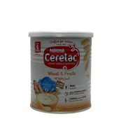 Nestlé CERELAC Infant Cereals Wheat & Fruits with Iron Plus 400g - نستله سيريلاك حبوب الأطفال قمح وفواكه مع الحديد بلس 400 غرام