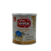 Nestlé CERELAC Infant Cereals Wheat & Honey with Iron Plus 400g - نستله سيريلاك حبوب الأطفال قمح وعسل مع الحديد بلس 400 غرام