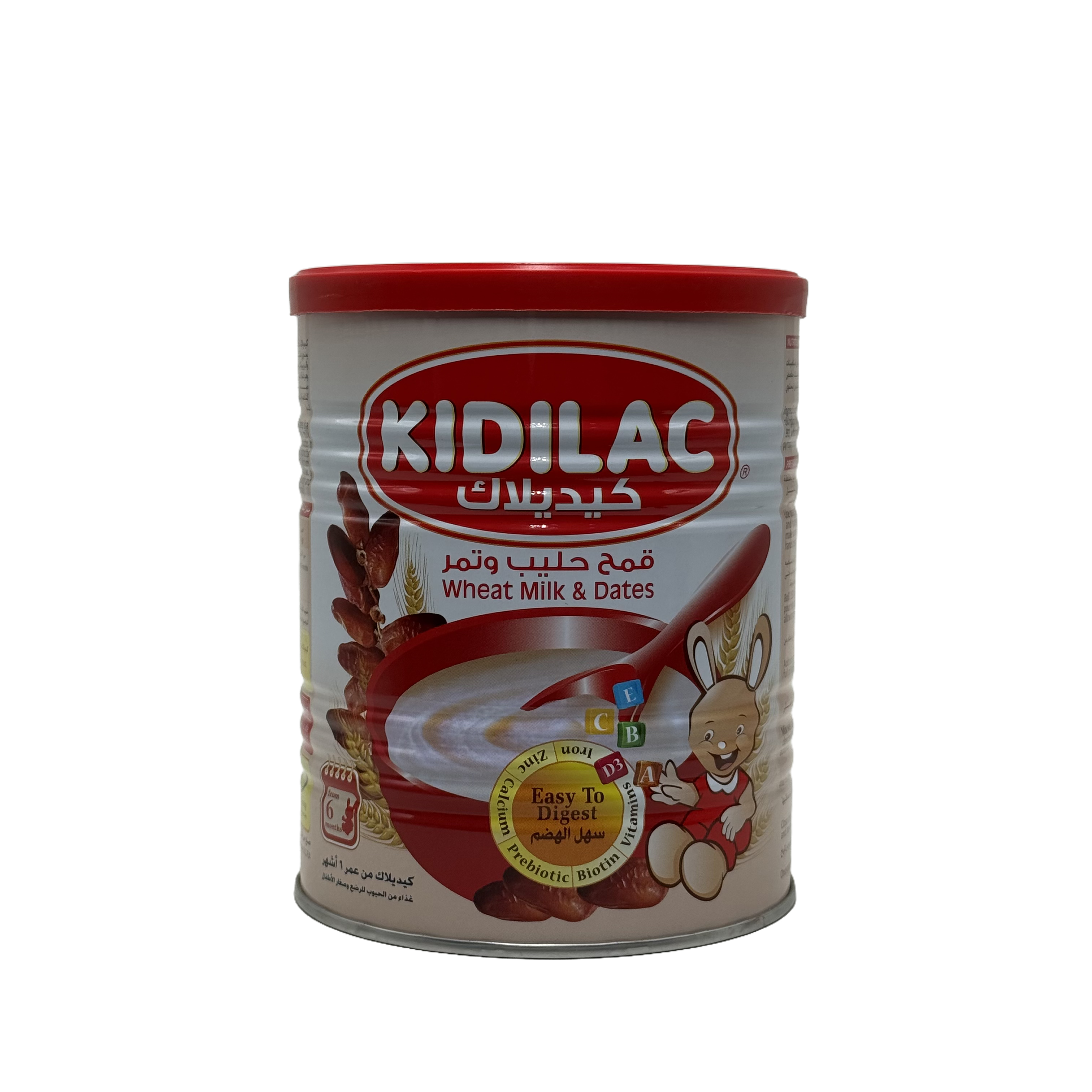 Kidilac Wheat Milk & Dates Cereal 400g - غذاء الأطفال كيديلاك قمح وحليب وتمر 400 غرام