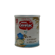 Nestlé CERELAC Infant Cereals Rice with Iron Plus 400g - نستله سيريلاك حبوب الأطفال أرز مع الحديد بلس 400 غرام