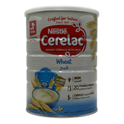 Nestlé CERELAC Infant Cereals Wheat with Iron Plus 1kg - نستله سيريلاك حبوب الأطفال قمح مع الحديد بلس 1 كغ