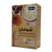 Sahha Oat with Honey & Dates Pieces Cereal 250g - سحة سيريال الشوفان مع العسل وقطع التمر 250 غرام