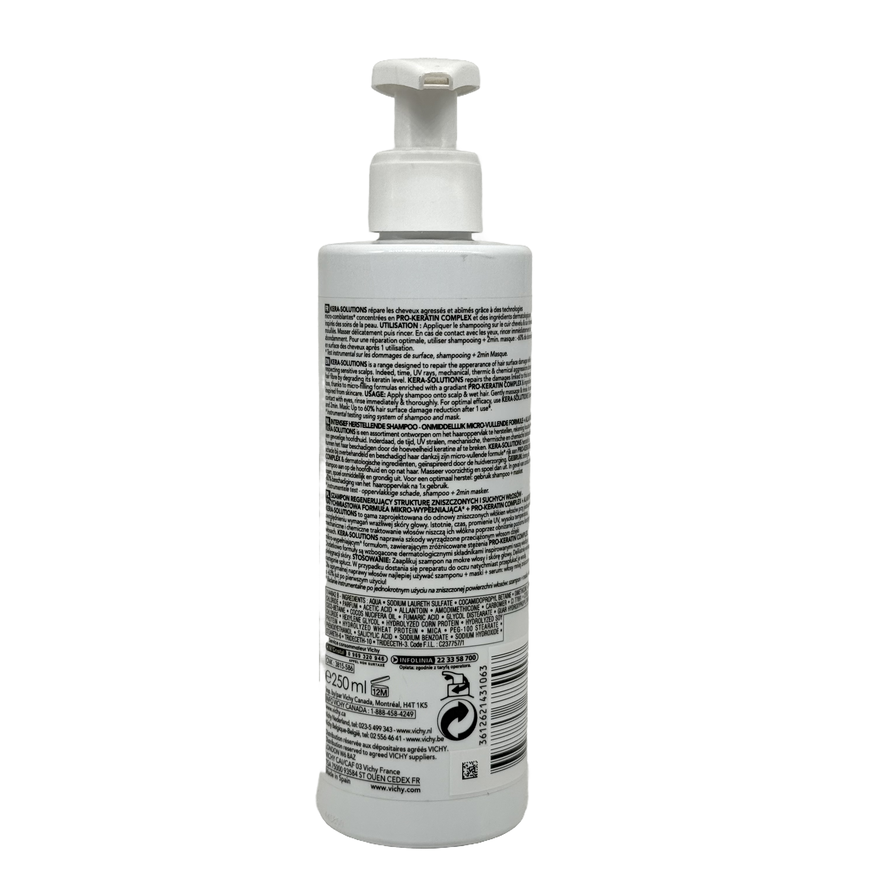 VICHY Dercos Kera-Solutions Shampoo 250ml - فيشي ديركوس كيرا سوليوشن شامبو 250 مل