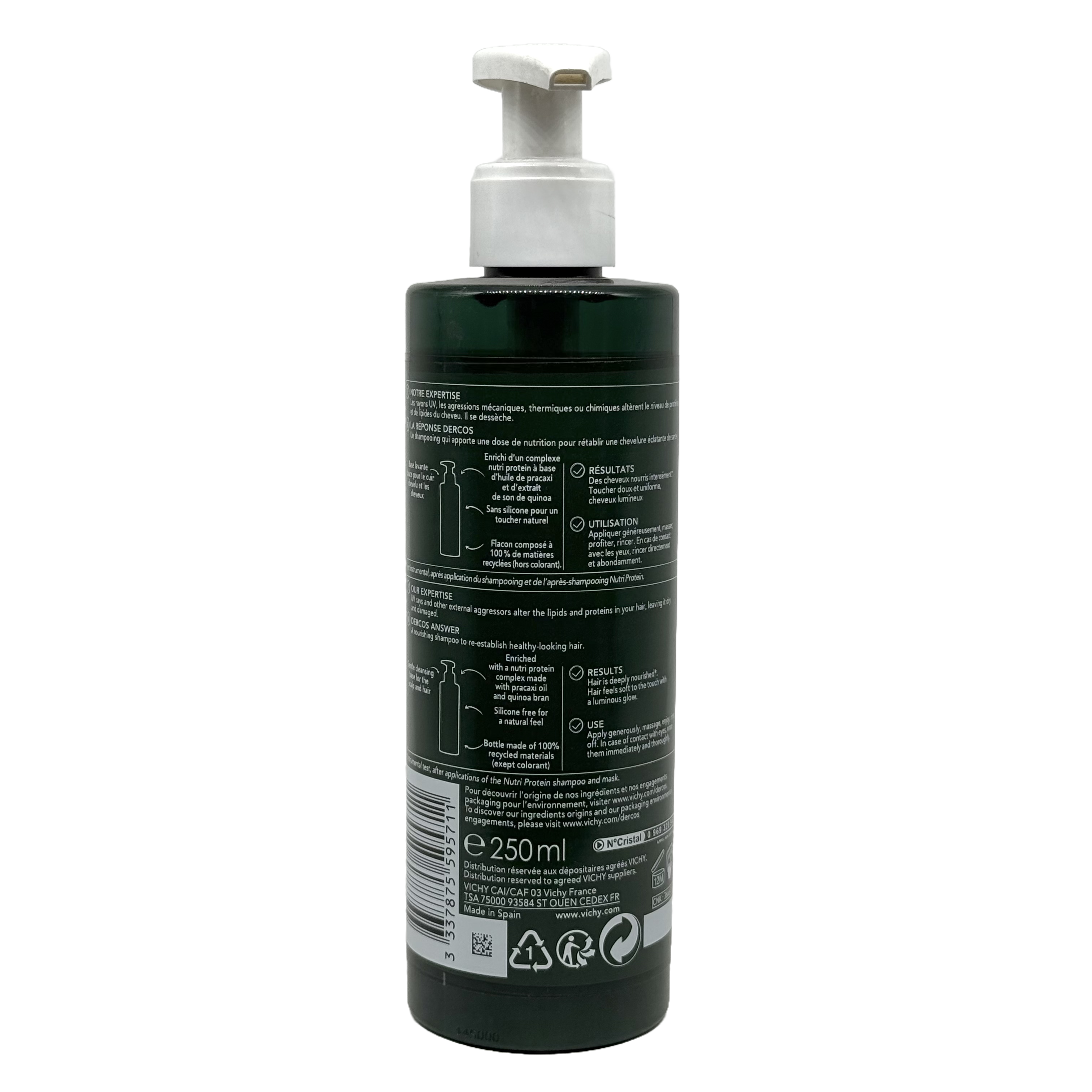 Vichy Dercos Nutri Protein Shampoo 250ml - فيشي ديركوس نوتري بروتين شامبو 250 مل