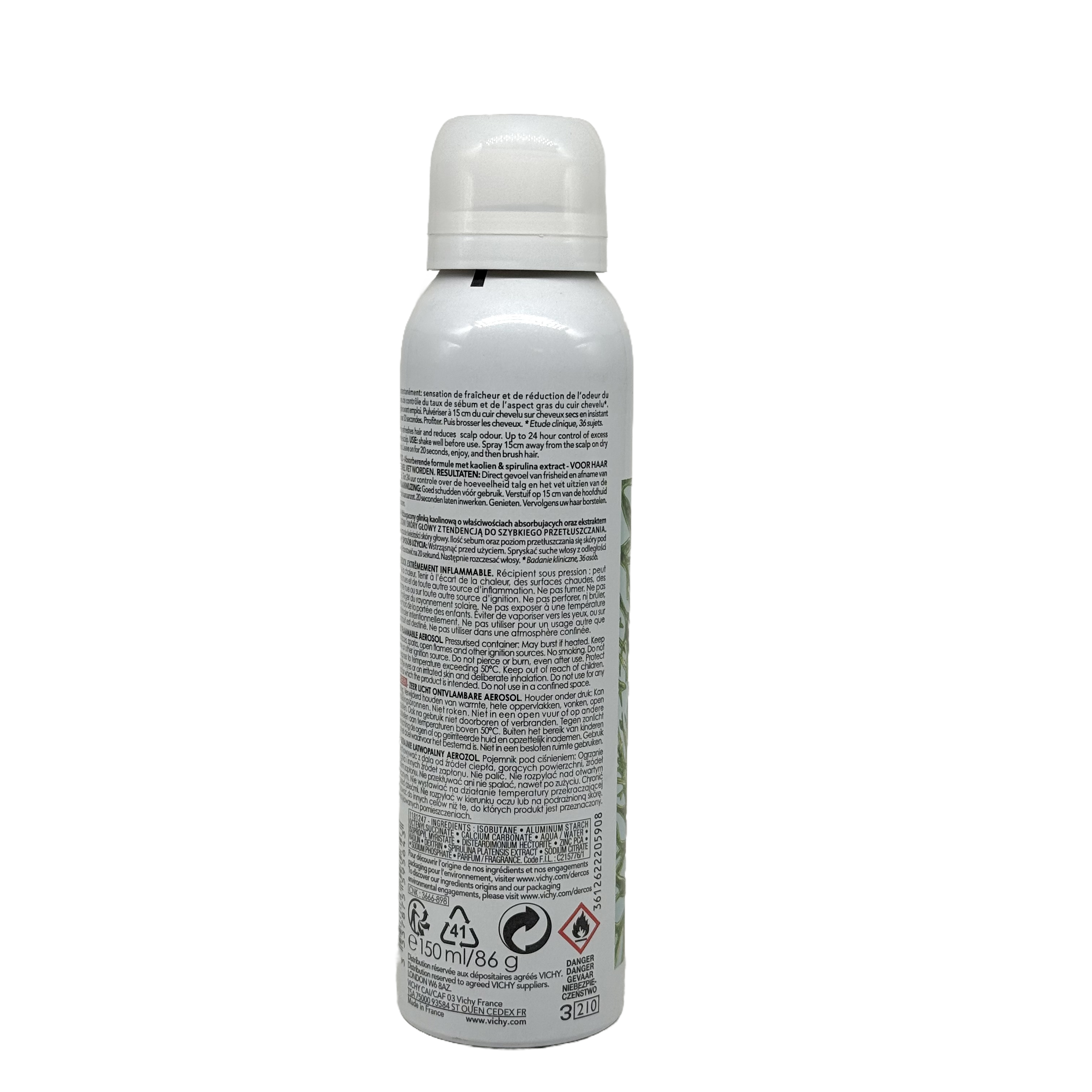 VICHY Dercos Nutrients Detox Dry Shampoo 150ml - فيشي ديركوس نيوترينتس ديتوكس شامبو جاف 150 مل
