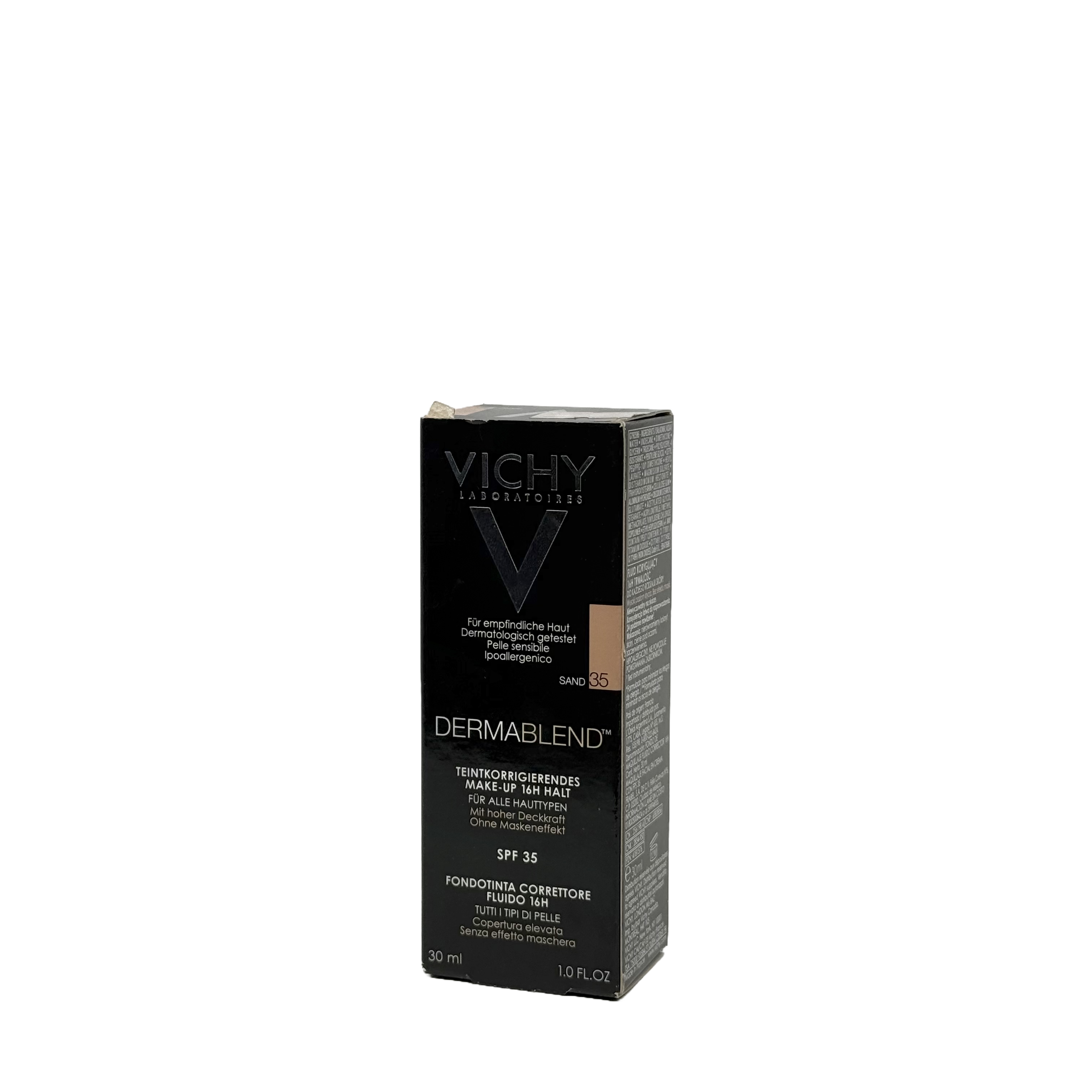 Vichy Dermablend 3D Fluid Corrective Foundation SPF35 30ml فيشي ديرمابلند 3 دي فلويد فاونديشن مصحح SPF35 30 مل