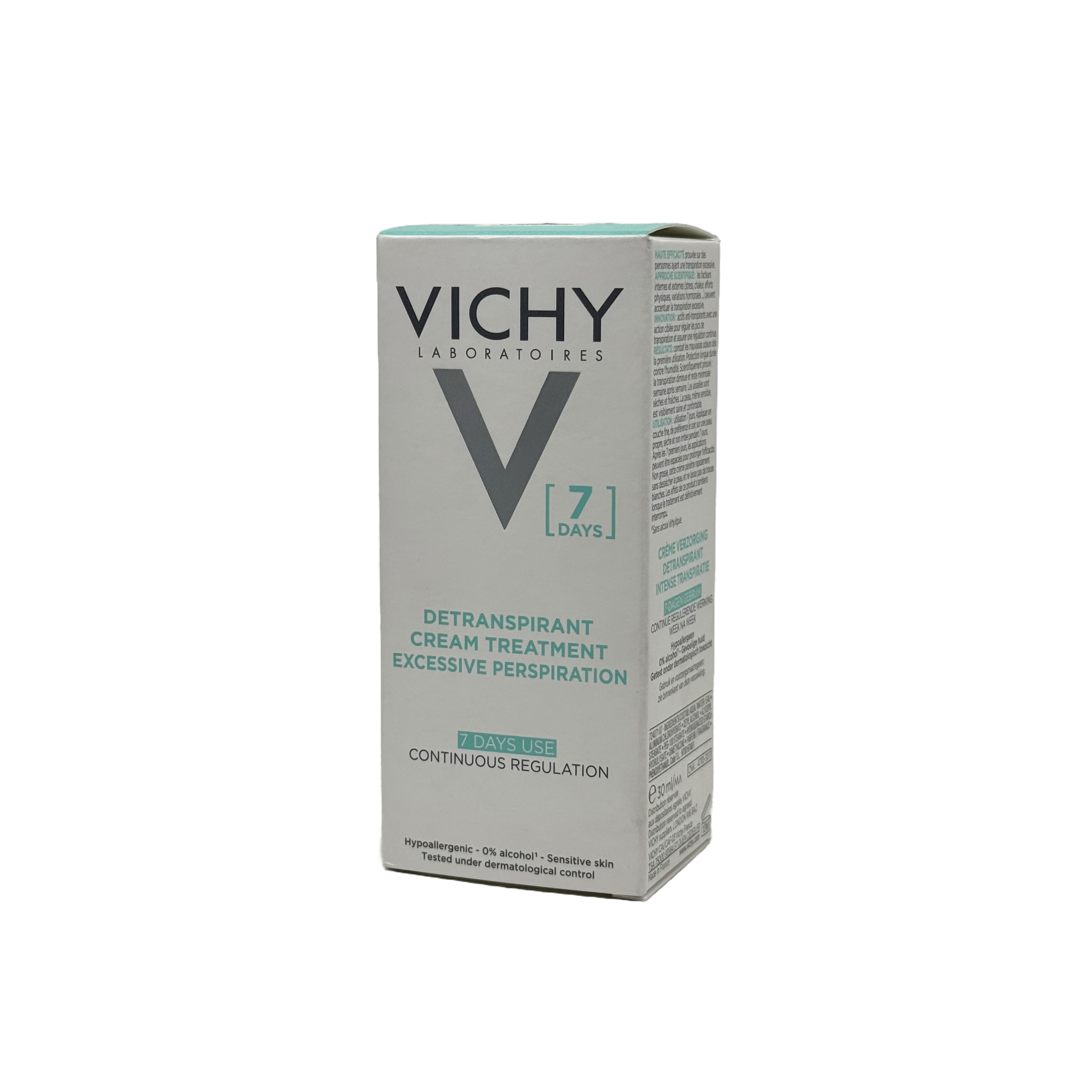 Vichy Detranspirant Anti-Perspirant 7 Day Treatment Cream 30ml - فيشي ديتراسبيرانت كريم مضاد للتعرق علاج 7 أيام 30 مل