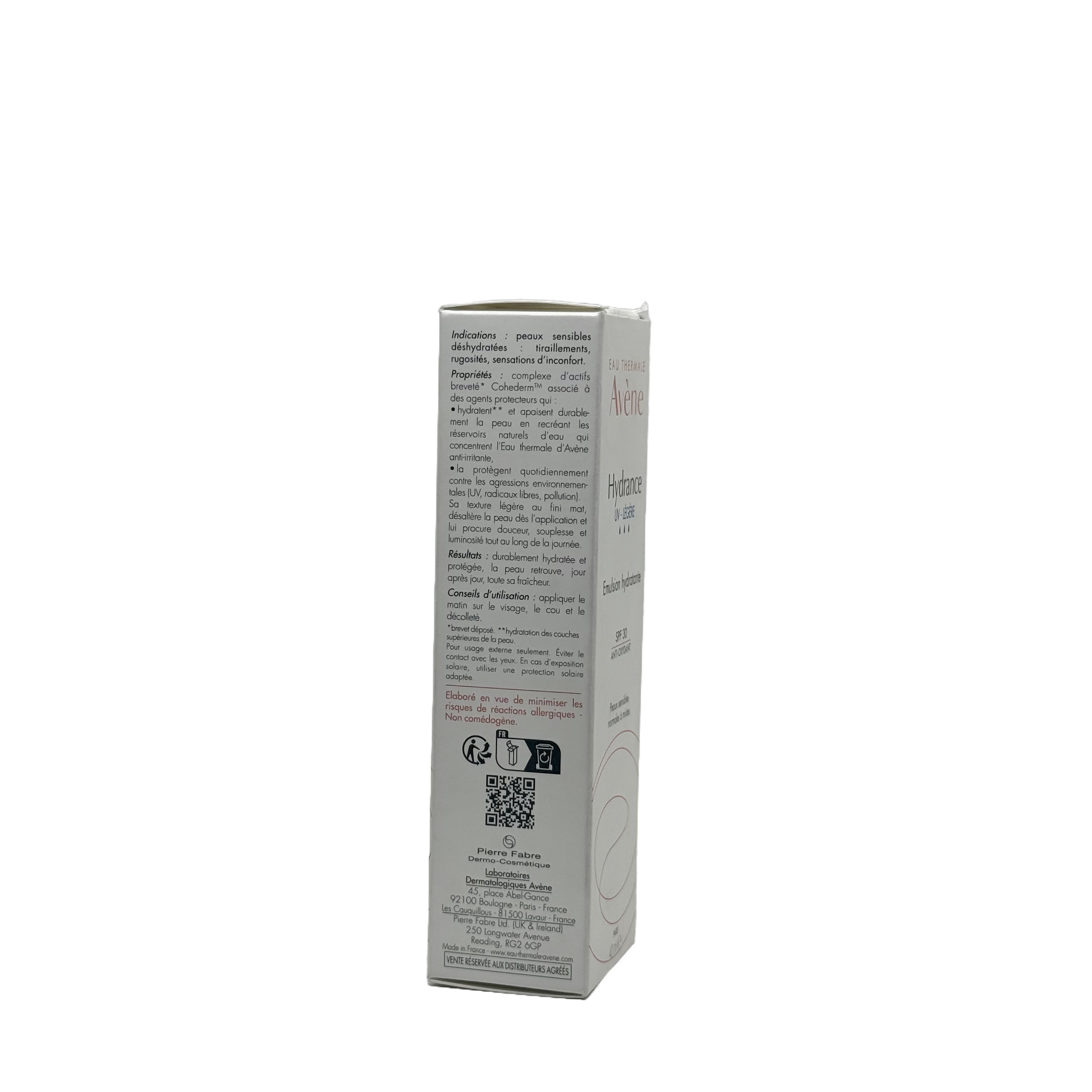 Avene Hydrance Light Hydrating Emulsion SPF30 40ml افين هايدرانس لايت مستحلب مرطب خفيف SPF30 40 مل