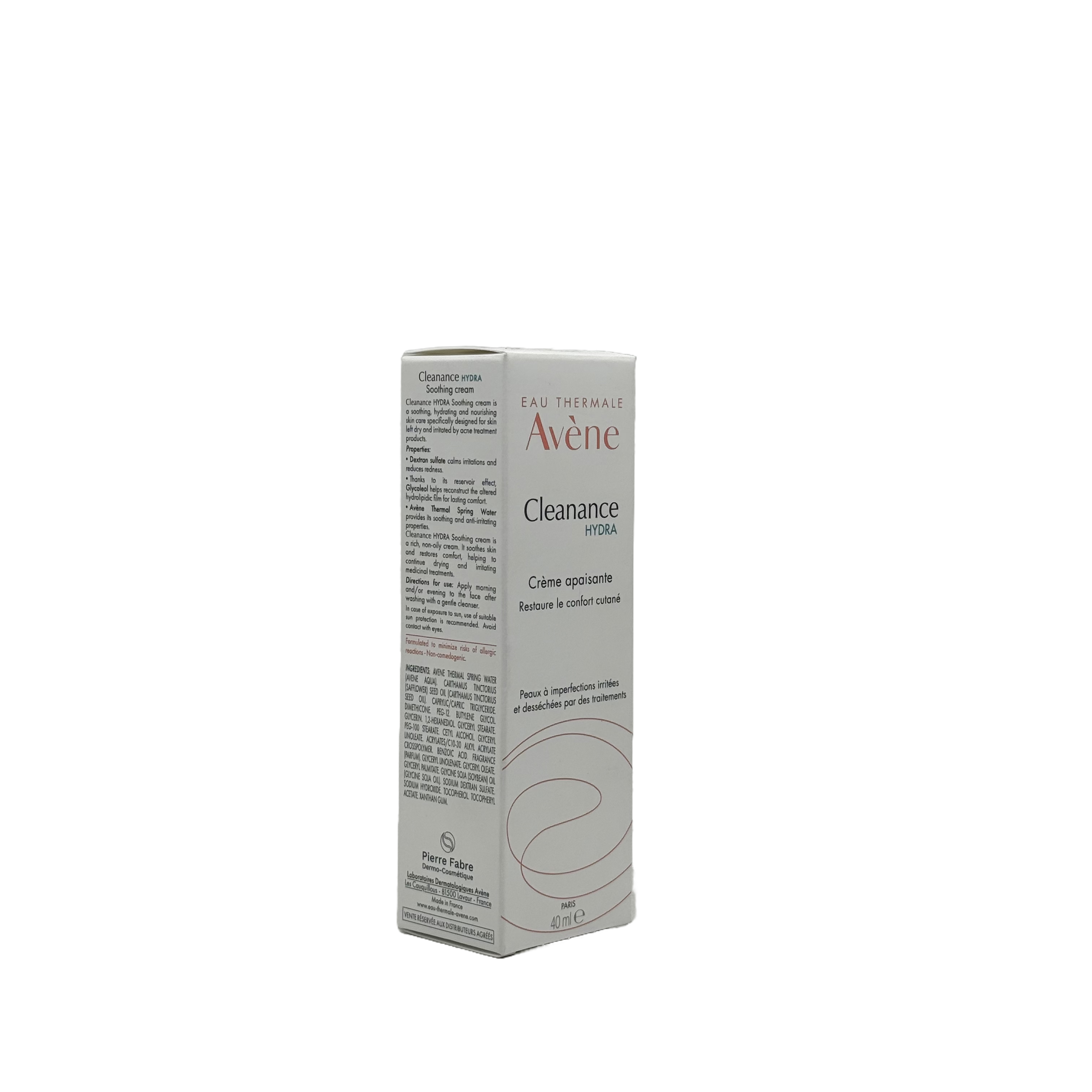 Avene Cleanance HYDRA Soothing Cream 40ml - افين كلينانس هايدرا كريم مهدئ 40 مل