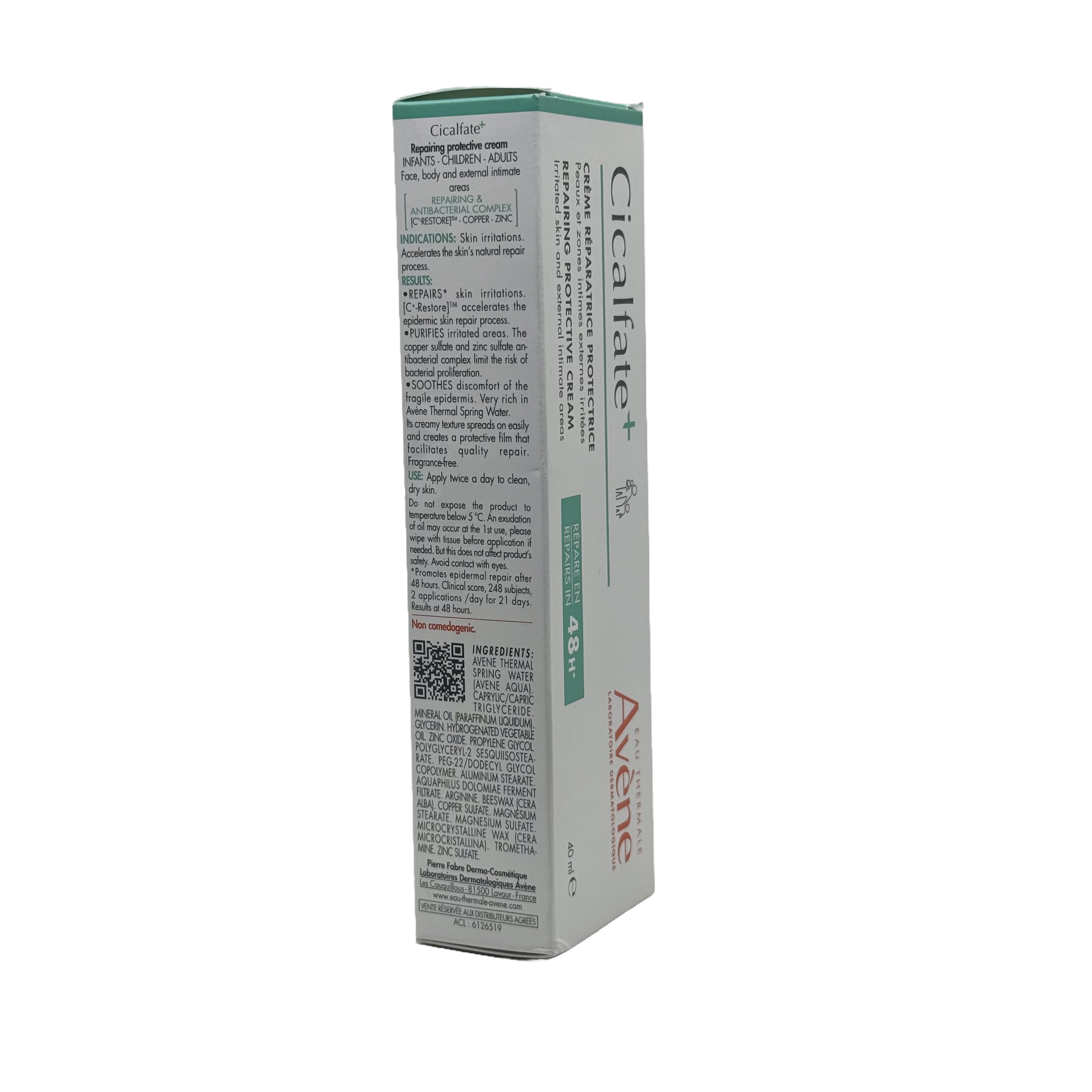 Avene Cicalfate+ Restorative Protective Cream 40ml - افين سيكالفات بلس كريم مرمم واقي 40 مل