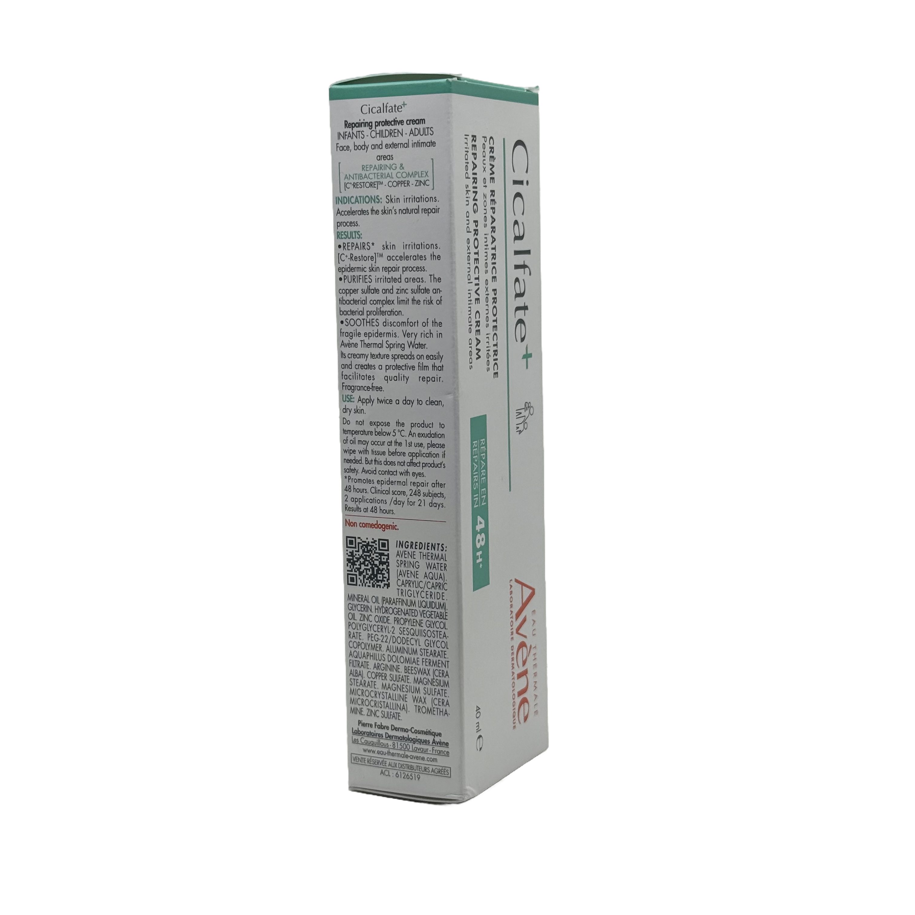 Avene Cicalfate+ Restorative Protective Cream 40ml - افين سيكالفات بلس كريم مرمم واقي 40 مل