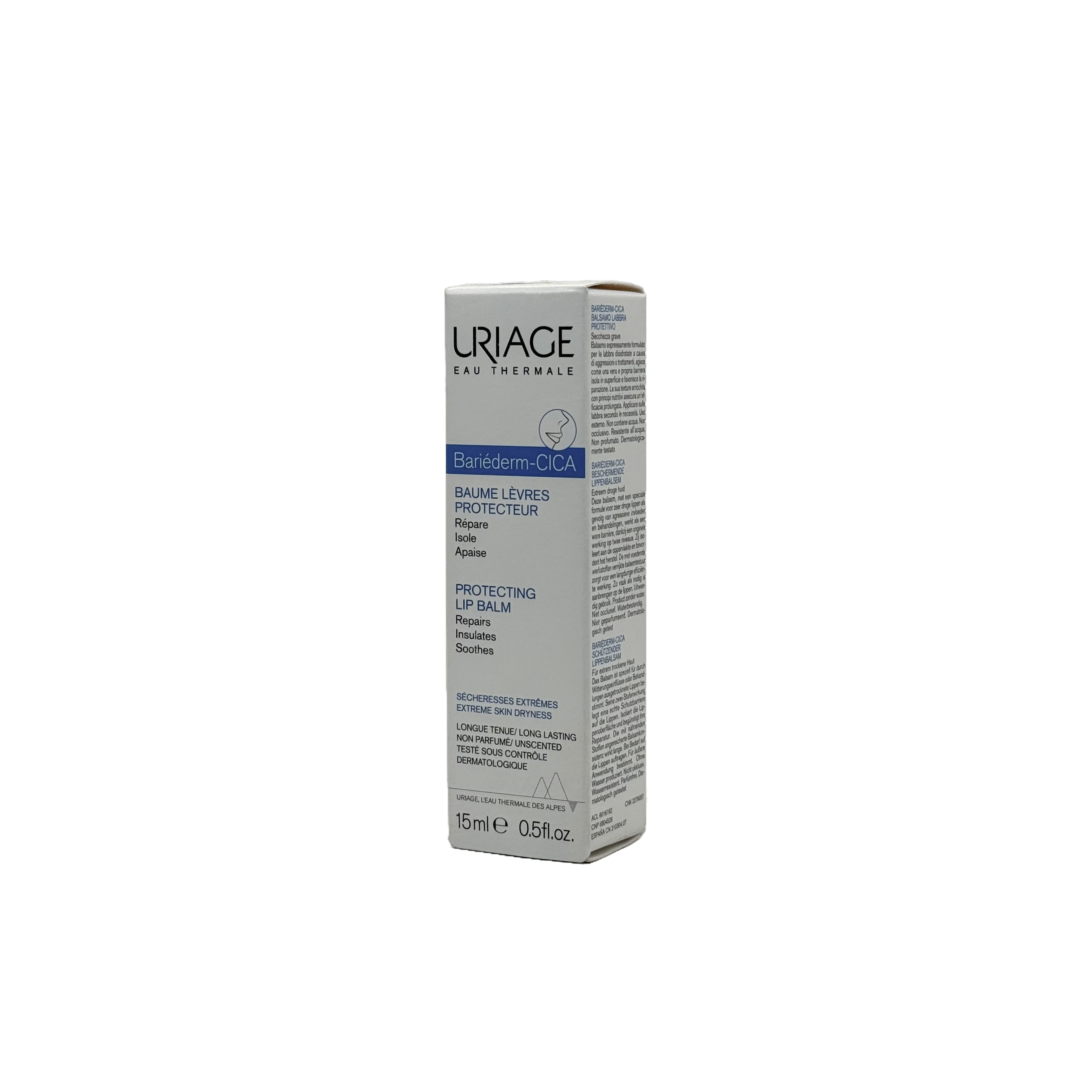 Uriage Bariederm Cica Lips Repairing Balm 15Ml - يورياج باريديرم سيكا بلسم إصلاح الشفاه 15 مل