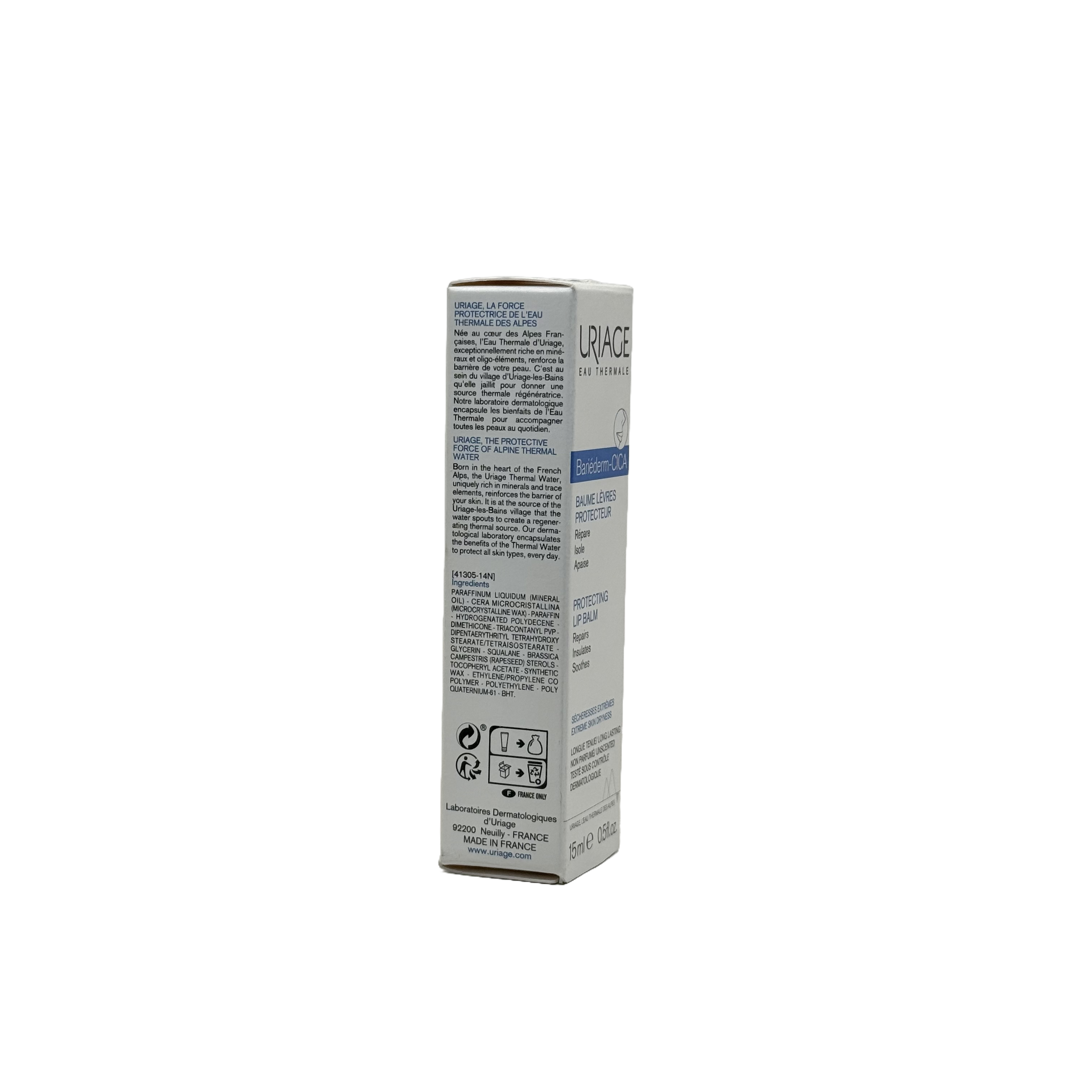 Uriage Bariederm Cica Lips Repairing Balm 15Ml - يورياج باريديرم سيكا بلسم إصلاح الشفاه 15 مل