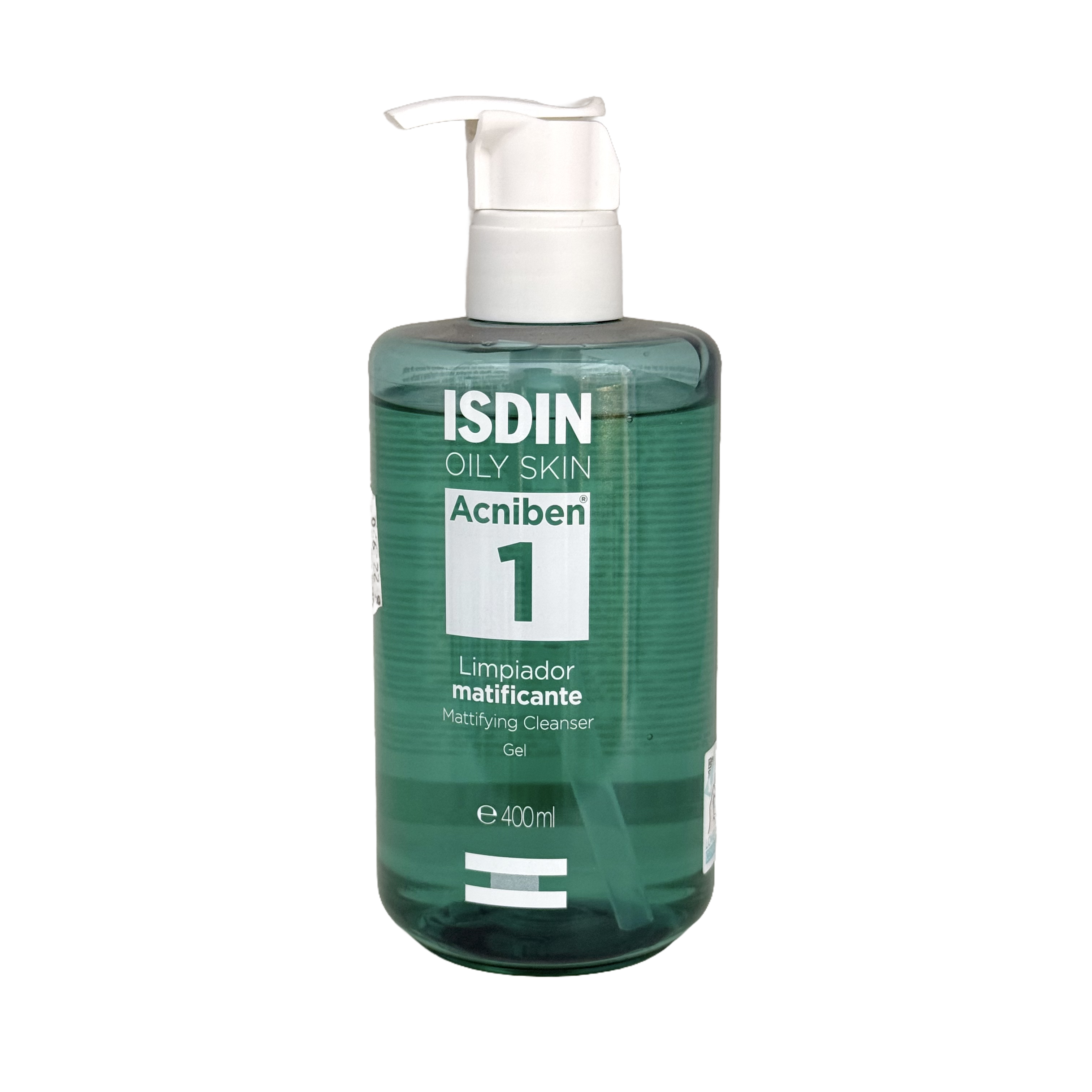 ISDIN Acniben 1 Oily Skin Mattifying Cleanser Gel 400ml - إزدين أكنيبين 1 جل منظف مطفي للبشرة الدهنية 400 مل