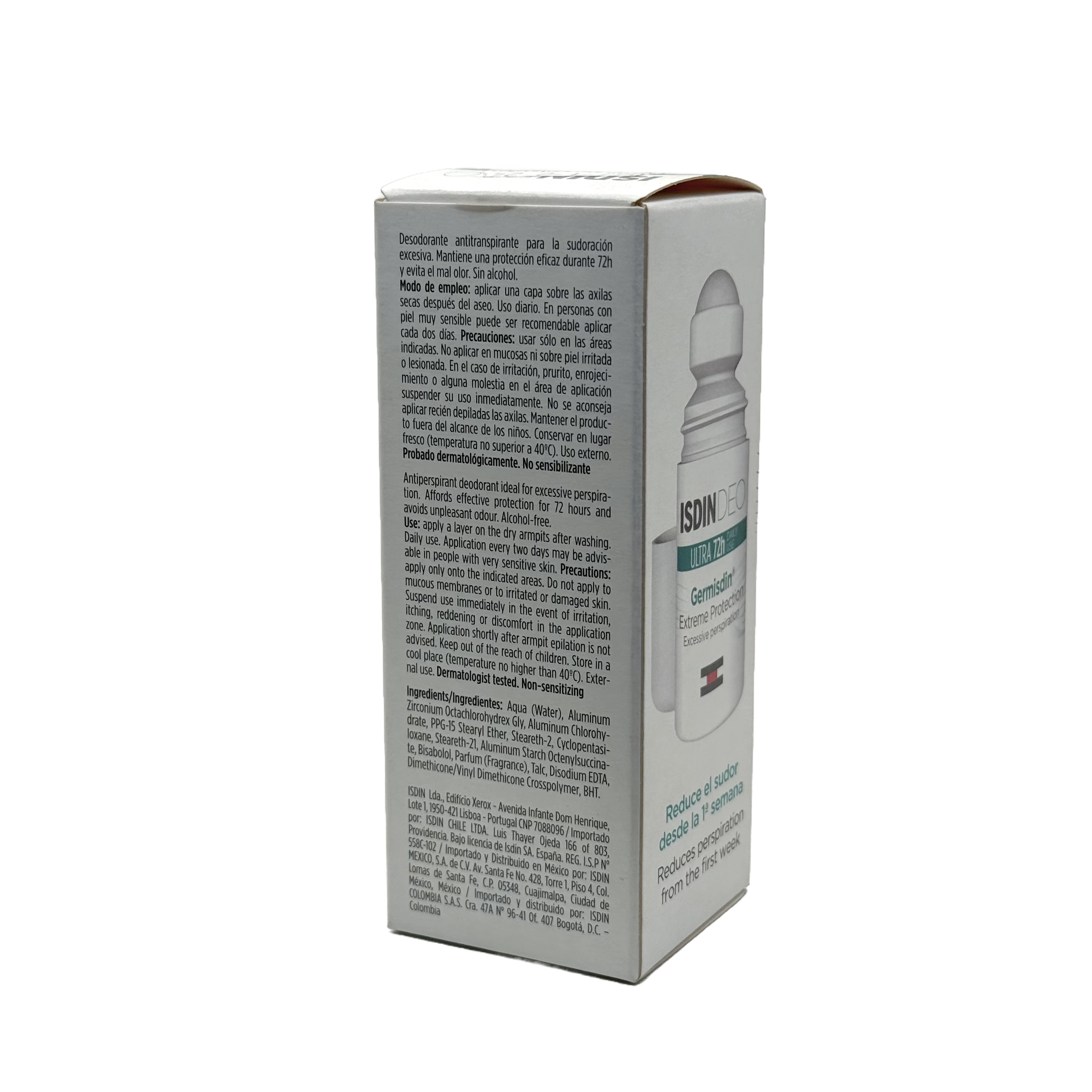Isdin Deo Ultra 72h Germisdin Roll-on 40ml - إزدين ديو ألترا 72 ساعة جيرميسدين رول أون 40 مل