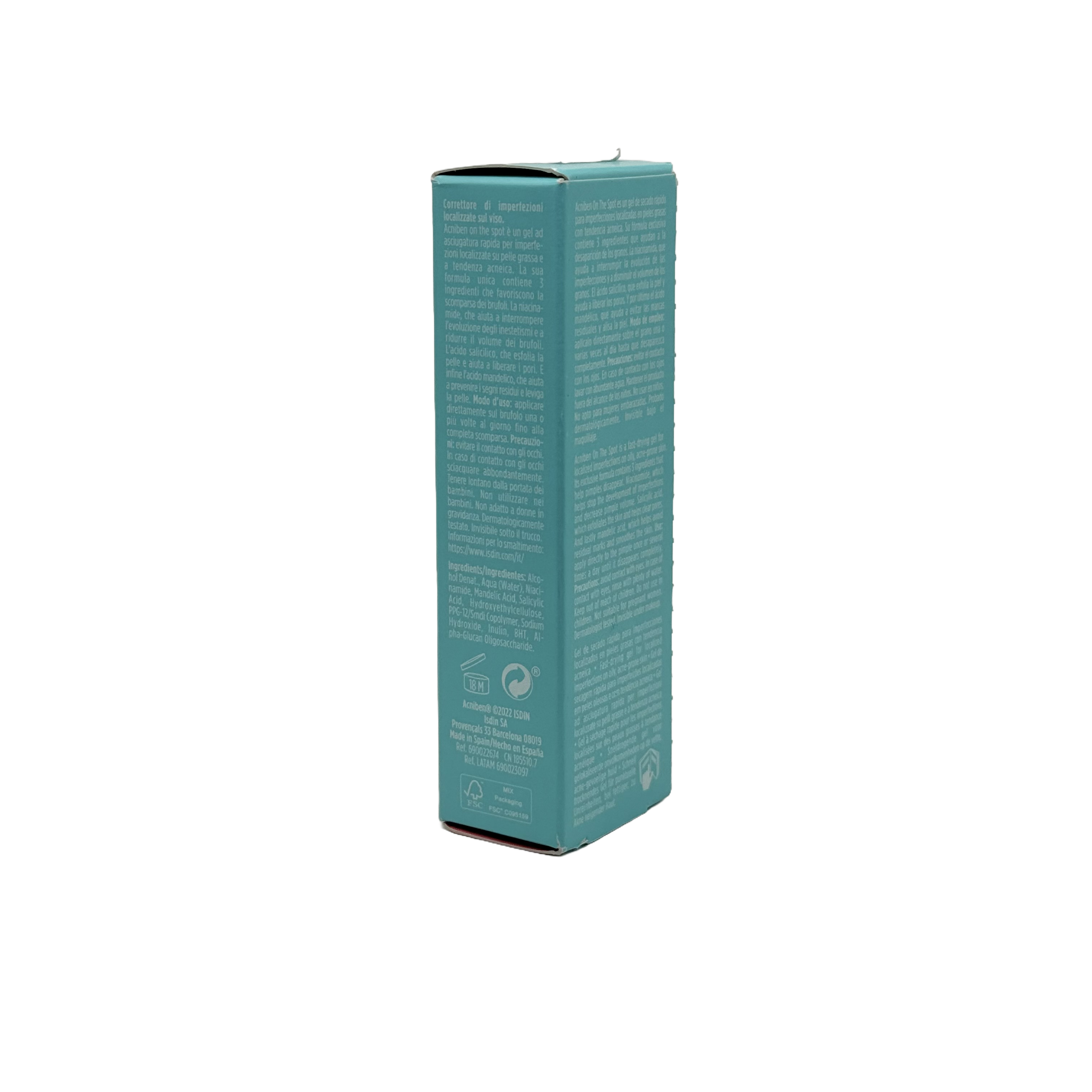 Isdin Acniben 3 On The Spot 15ml - إزدين أكنيبين 3 علاج موضعي للحبوب 15 مل