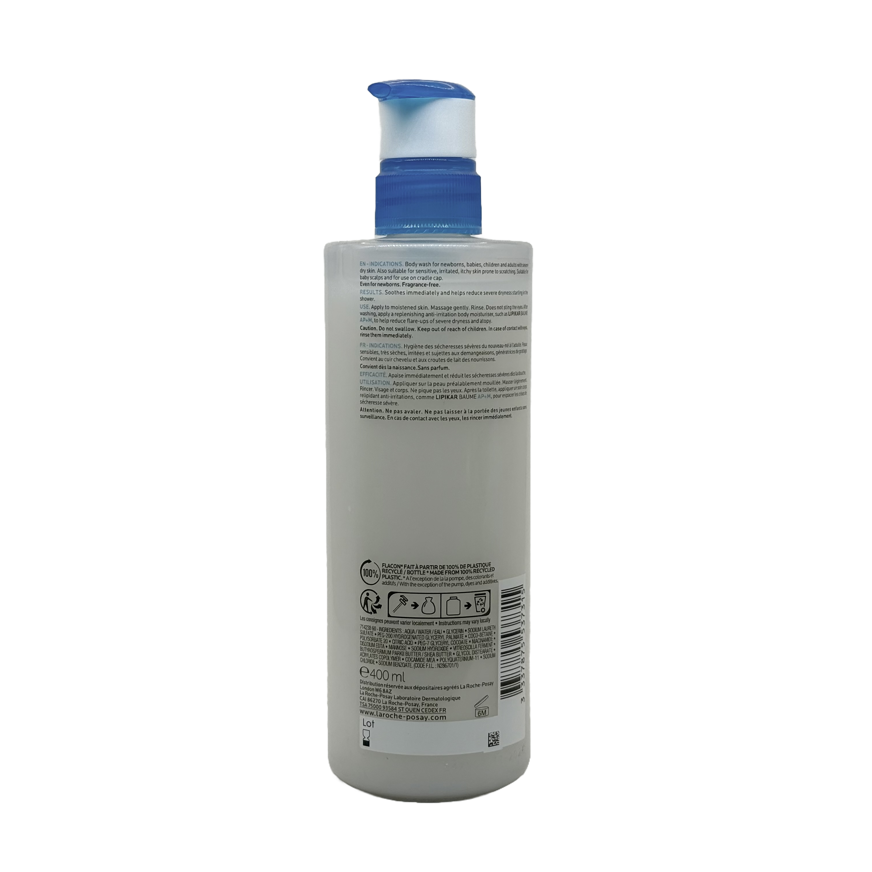 La Roche-Posay Lipikar Syndet AP+ Wash Cream 400ml - لاروش بوزيه ليبيكار سينديت AP+ كريم غسول 400 مل