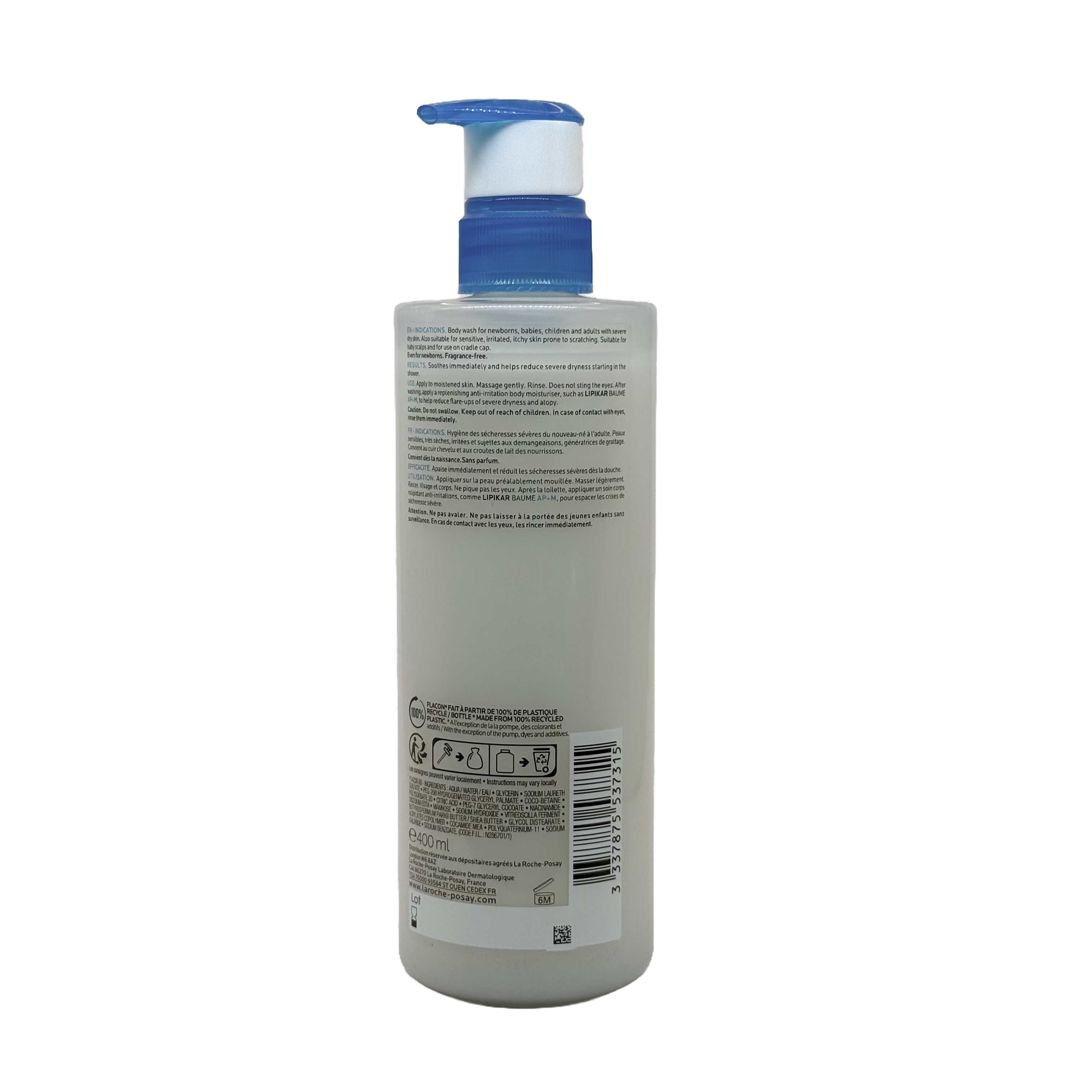 La Roche-Posay Lipikar Syndet AP+ Wash Cream 400ml - لاروش بوزيه ليبيكار سينديت AP+ كريم غسول 400 مل