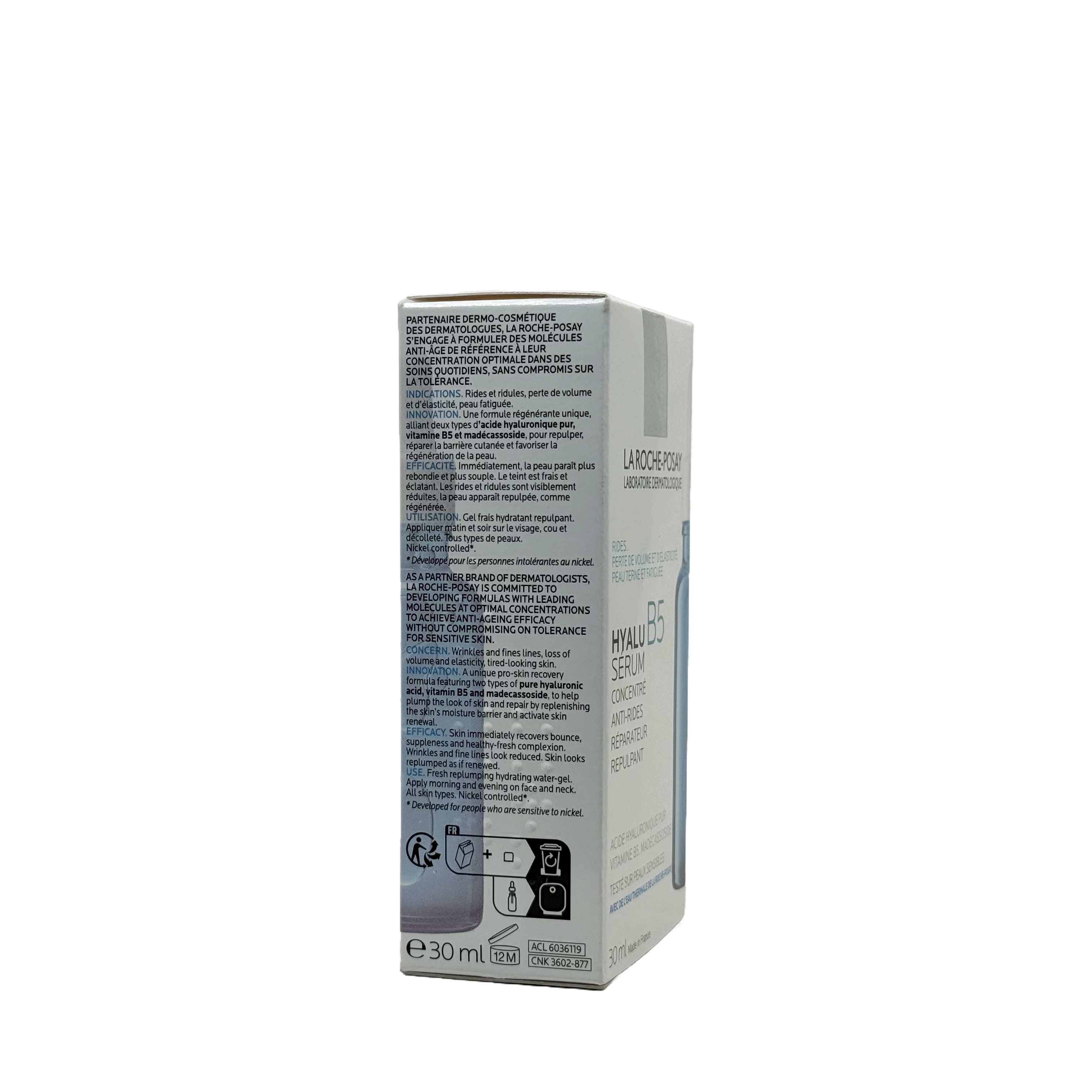La Roche Posay Hyalu B5 Pure Hyaluronic Acid Serum 30 ml - لاروش بوزيه هيالو بي 5 سيروم حمض الهيالورونيك النقي 30 مل