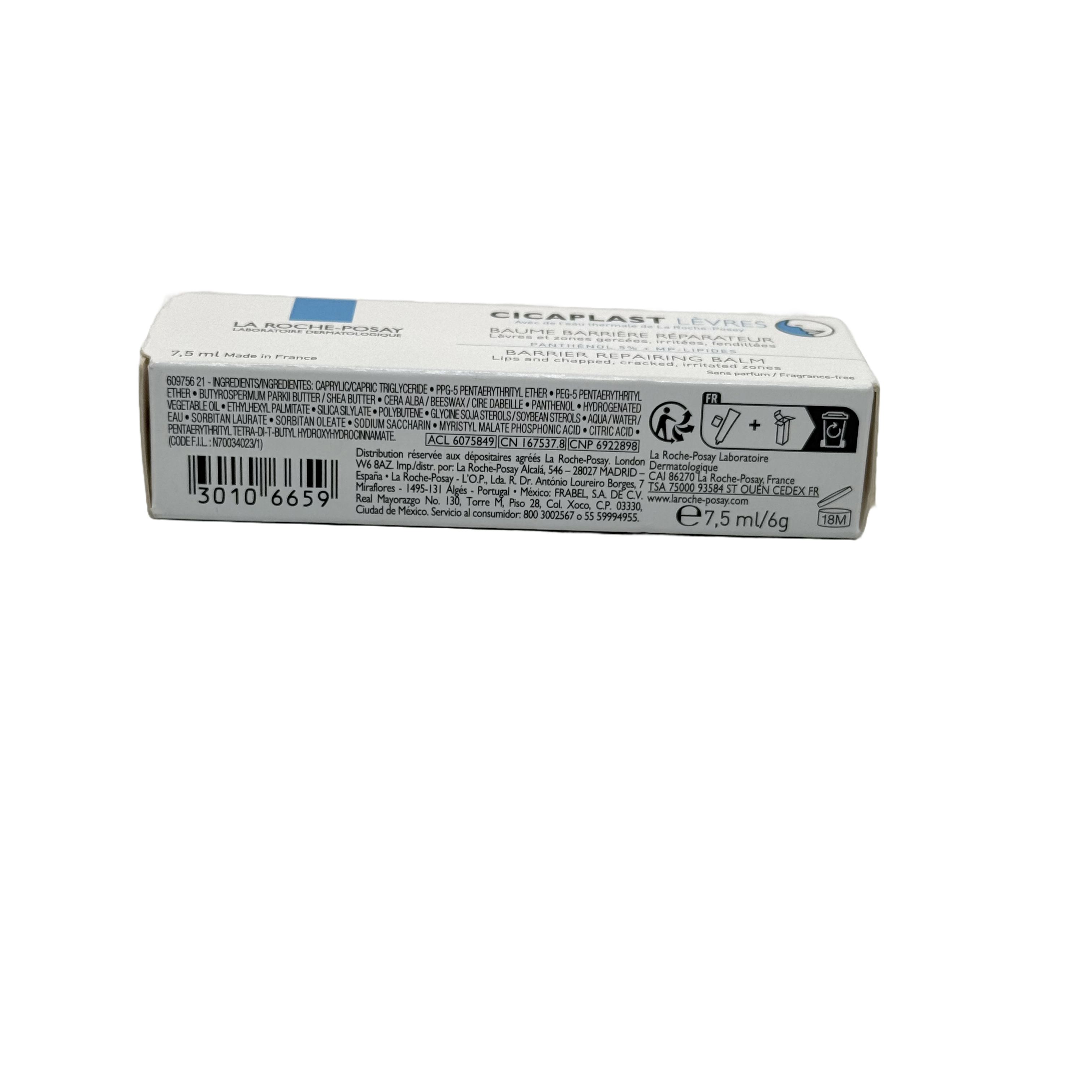 La Roche Posay Cicaplast Levres 7.5ml - لاروش بوزيه سيكابلاست ليفر بلسم للشفاه 7.5 مل