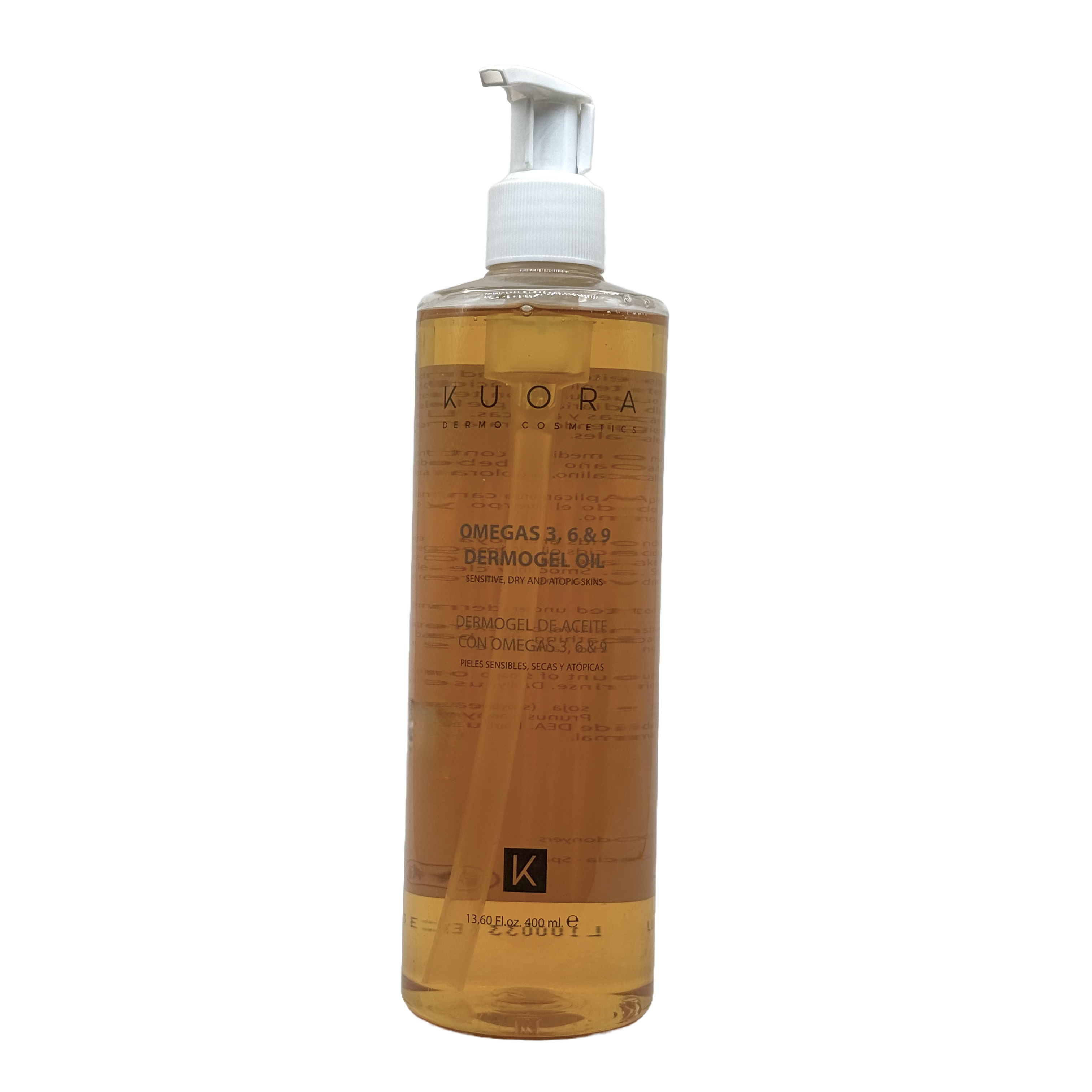 Kuora Omegas 3 6 & 9 Dermogel Oil 400 ml - كيورا ديرموجيل زيت أوميغا 3 و 6 و 9 ‏400 مل