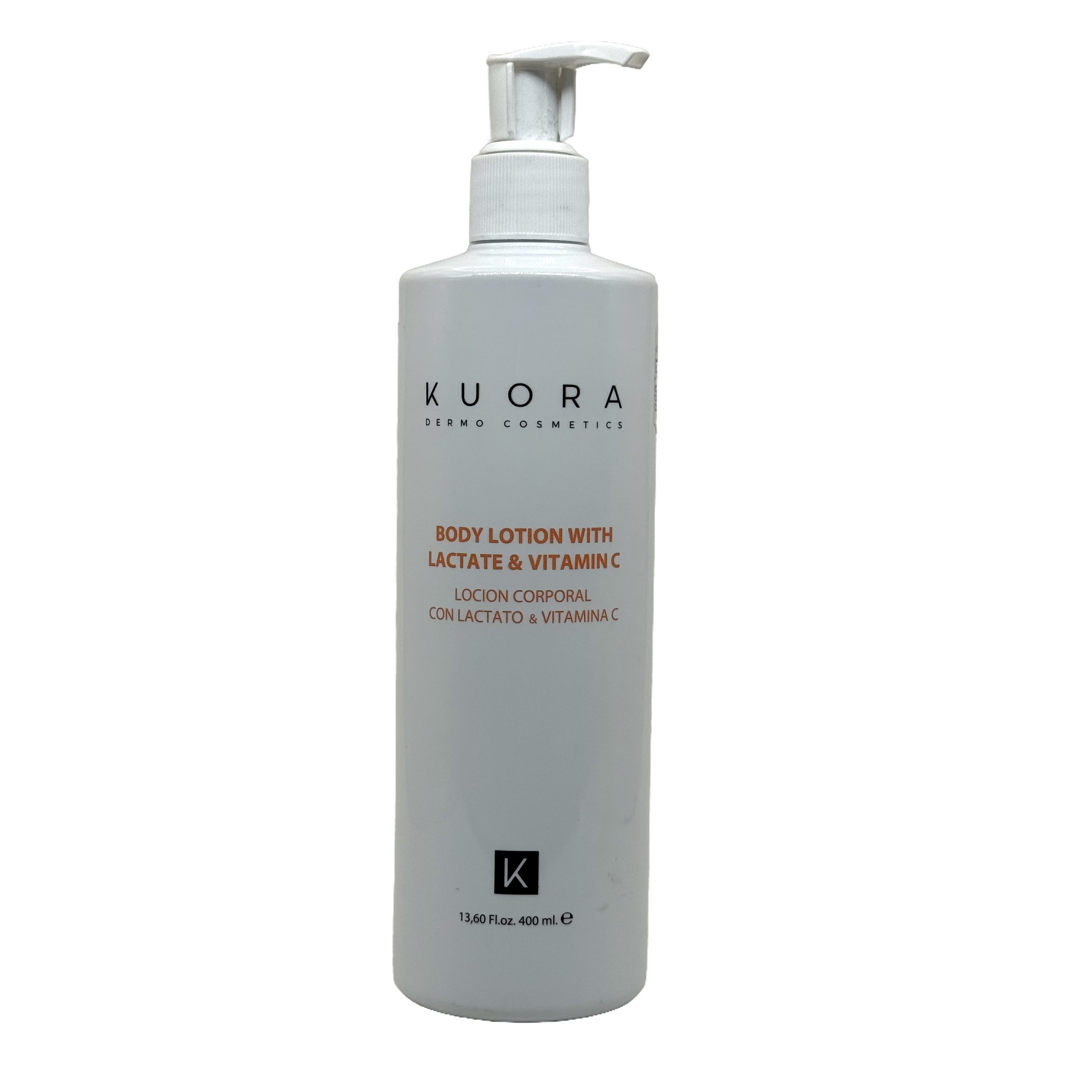 Kuora Body Lotion With Lactate & C Vitamin 400 ml - كيورا لوشن للجسم مع اللاكتات وفيتامين سي 400 مل
