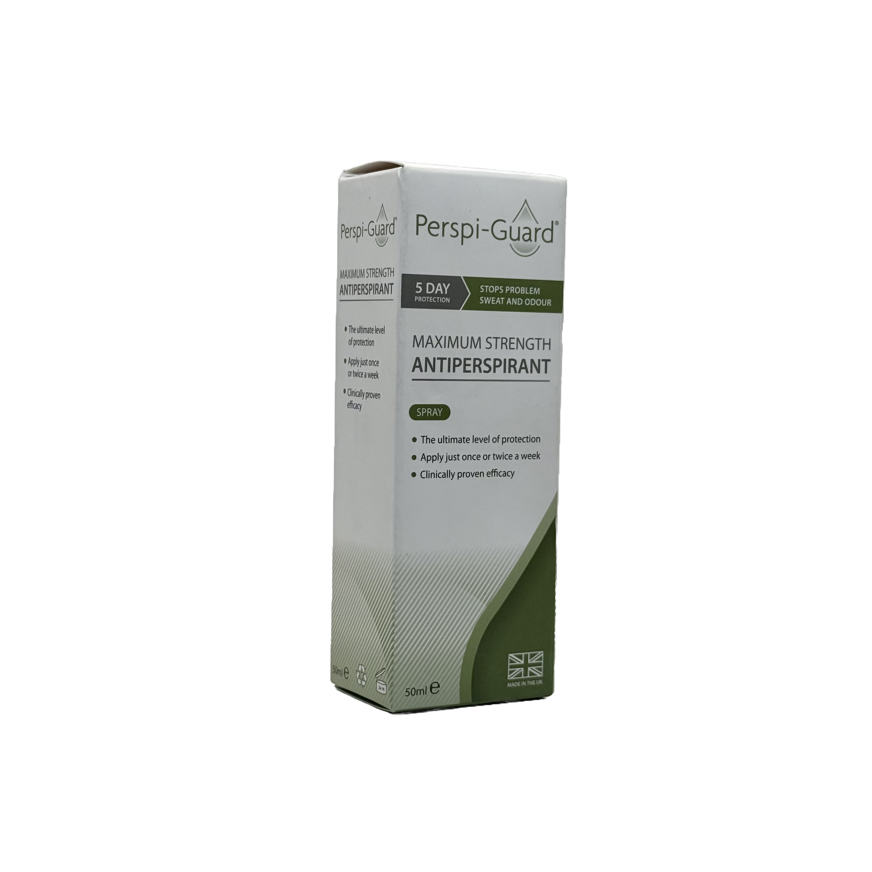Perspi Guard Maximum Strength Antiperspirant Spray 50ml - بيرسبي جارد بخاخ مضاد للتعرق بقوة قصوى 50 مل