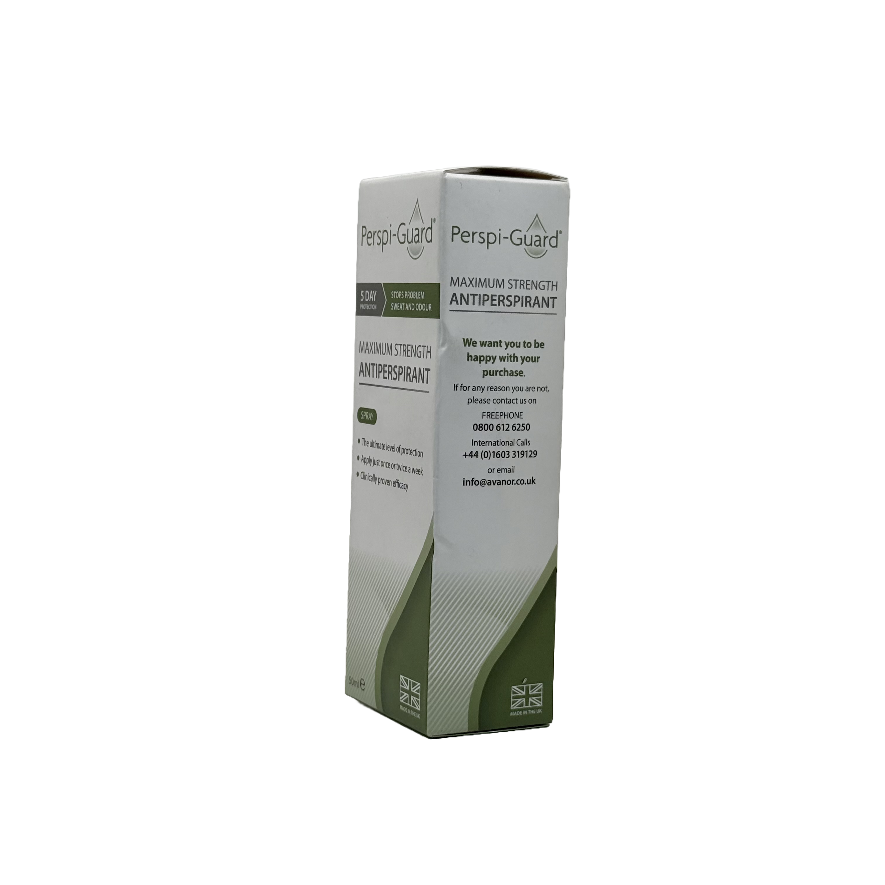 Perspi Guard Maximum Strength Antiperspirant Spray 50ml - بيرسبي جارد بخاخ مضاد للتعرق بقوة قصوى 50 مل