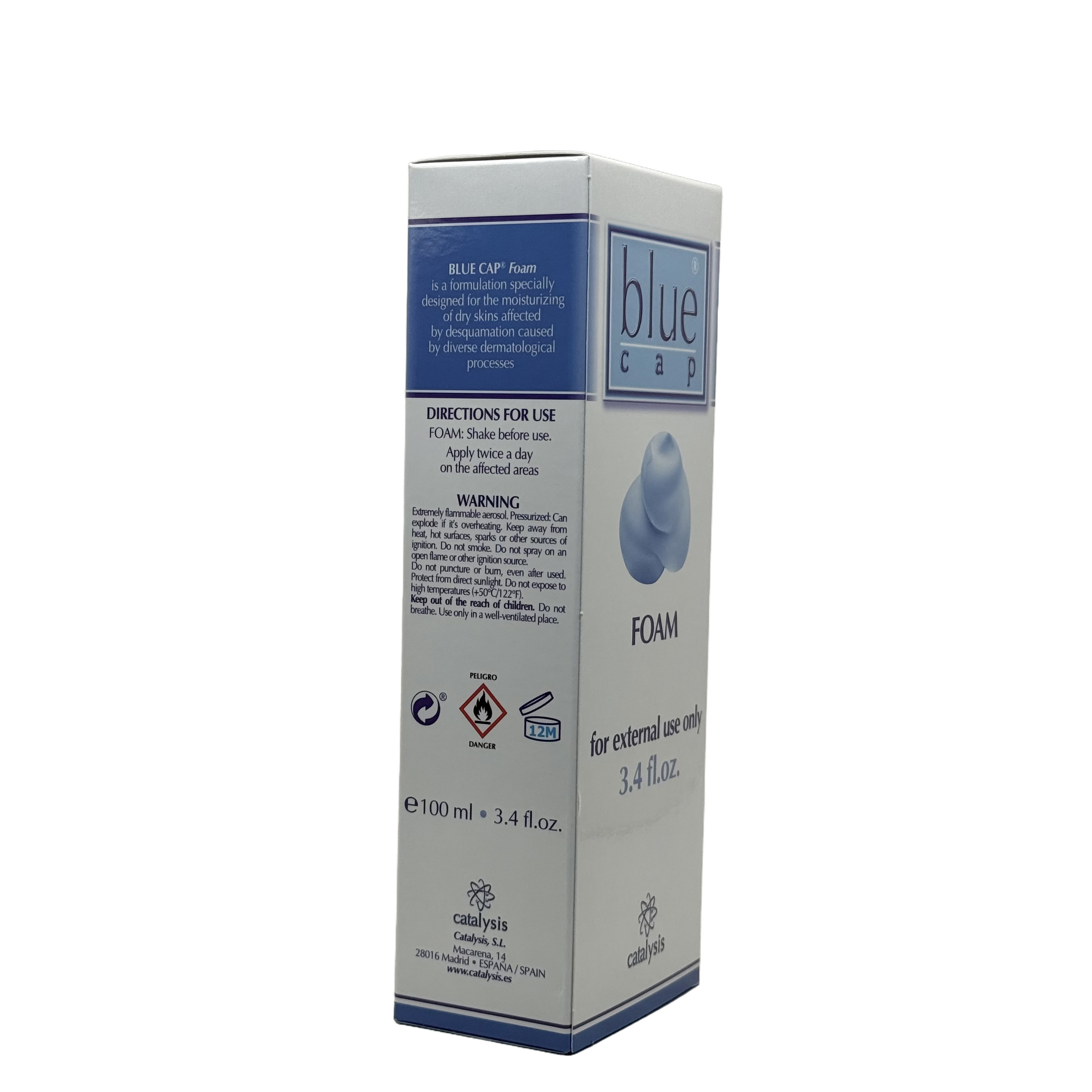Catalysis Blue Cap Foam 100 ml - كاتاليسيس بلو كاب فوم 100 مل