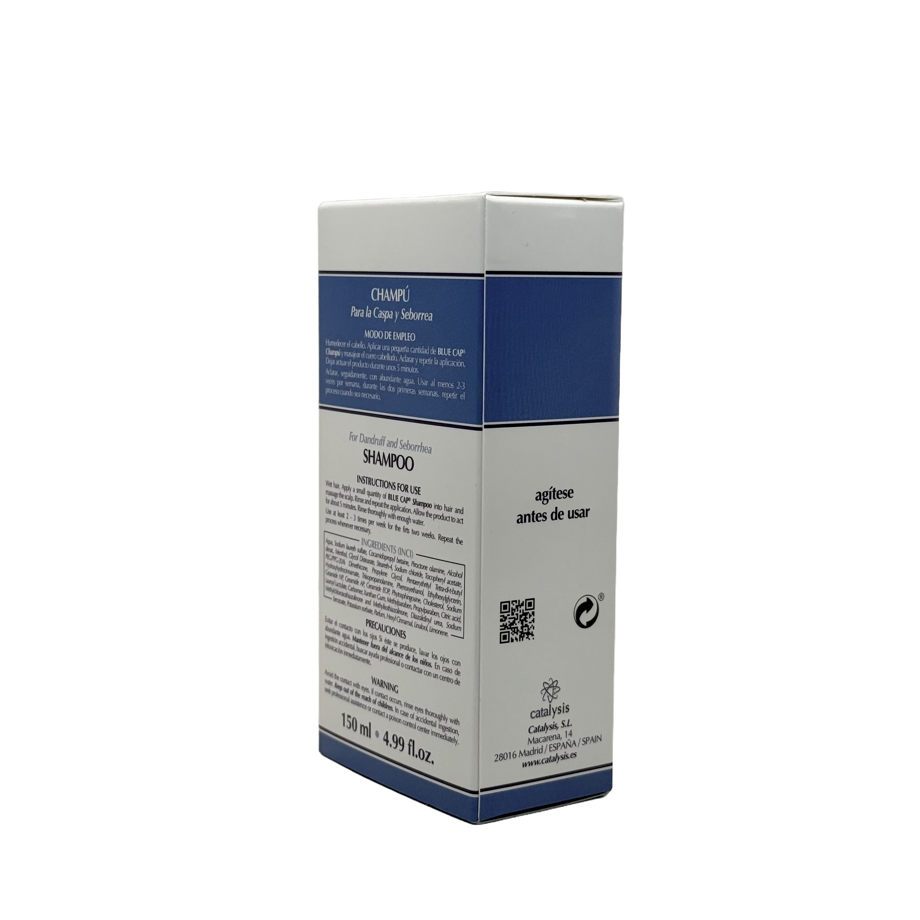 Catalysis Bluecap Shampoo 150ml - كاتاليسيس بلوكاب شامبو 150 مل